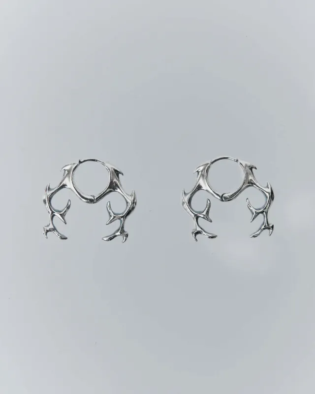 FLAME THORN EARRING SET made by KUSIKOHC