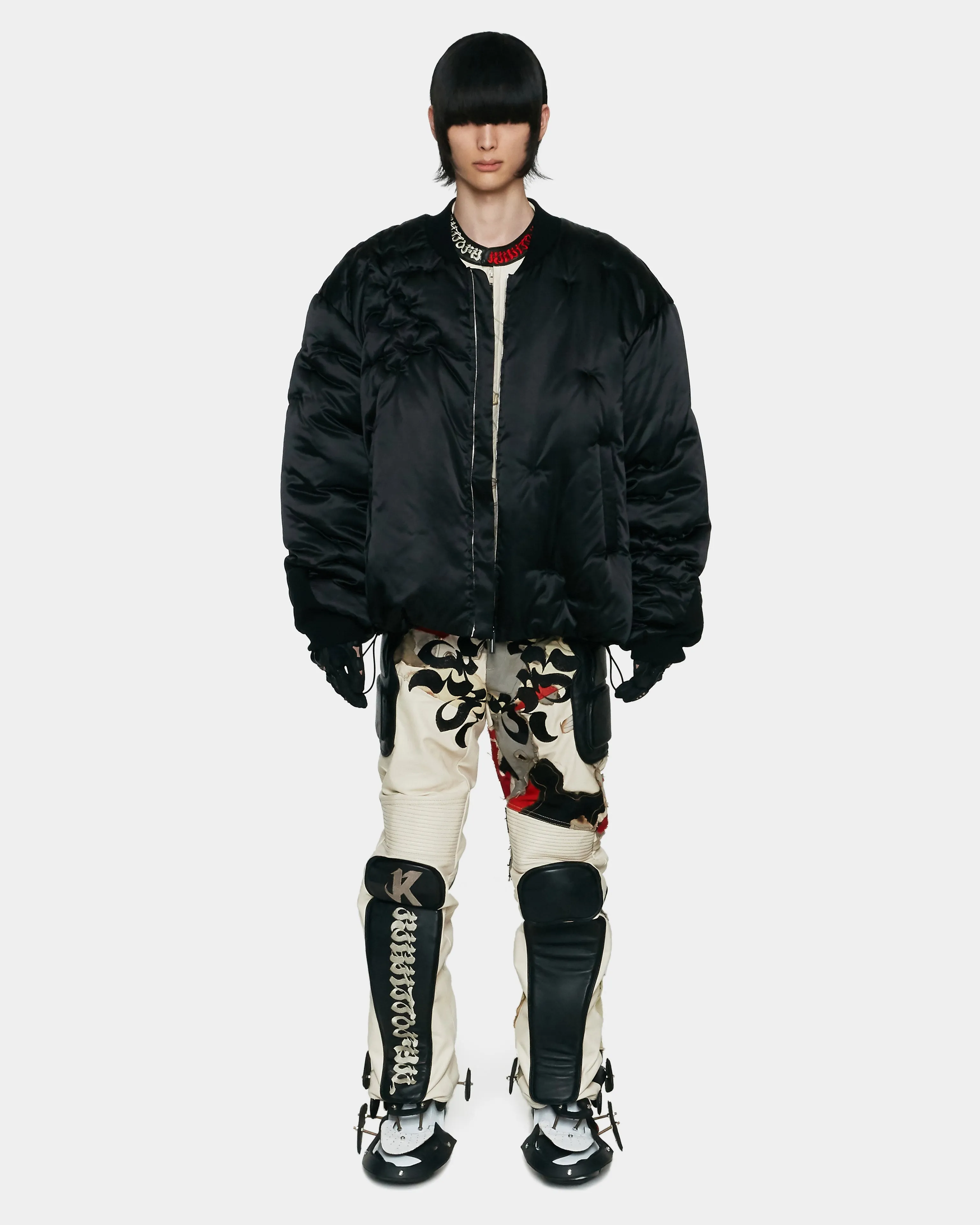 EYELET EMBROIDERY BOMBER JACKET sold by KUSIKOHC product image thumbnail 3