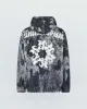 BURN PRINT ZIP-UP  FLEECE HOODIE sold by KUSIKOHC