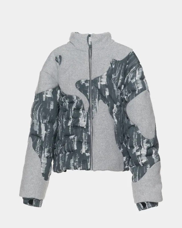 INSULATED DENIM QUILTED JACKET made by KUSIKOHC