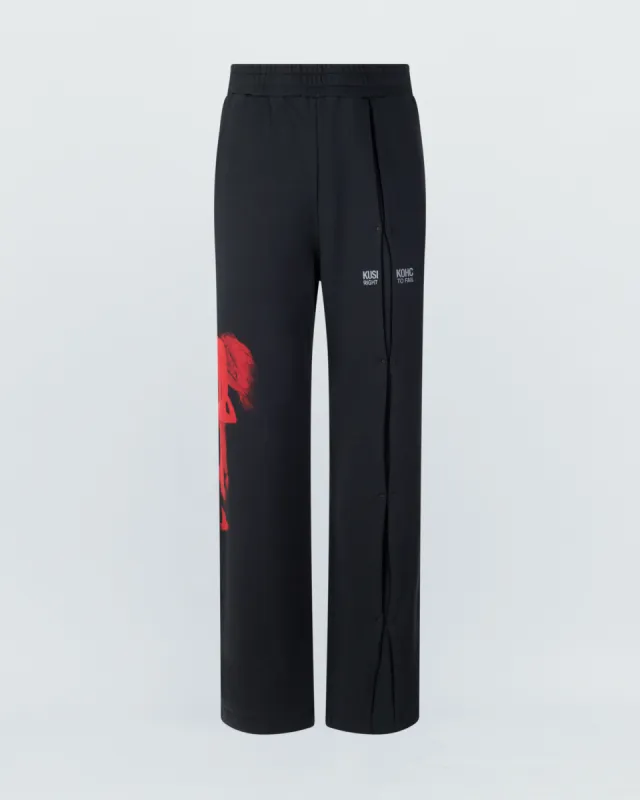 WIDE FIT TERRY PANT WITH PRINT sold by KUSIKOHC
