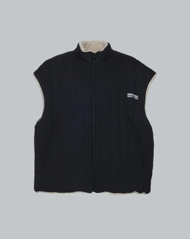 FLOWER MAN REVERSIBLE VEST PUFFER JACKET sold by KUSIKOHC
