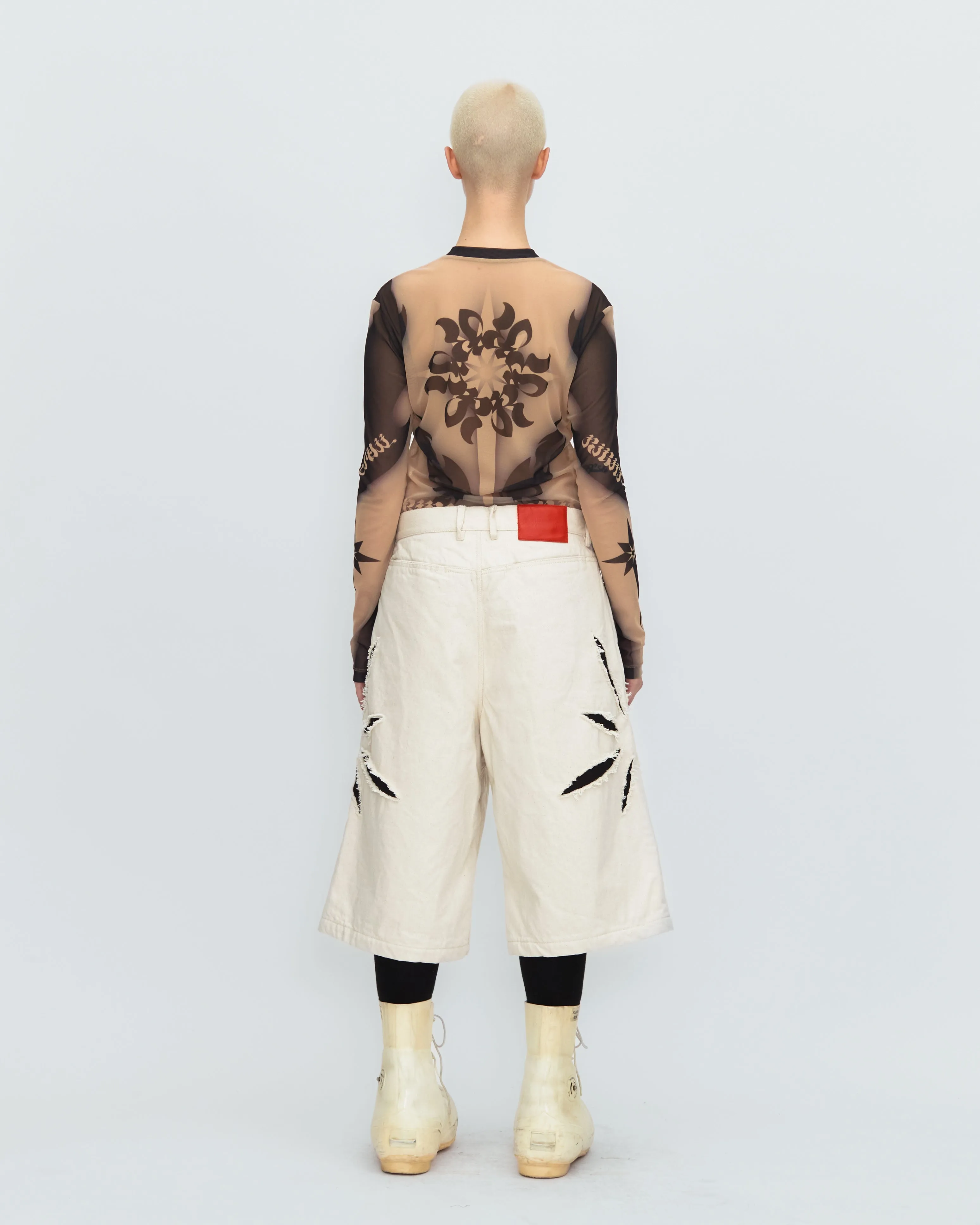 TATTOO GRAPHIC LS MESH TIGHT TOP sold by KUSIKOHC product image thumbnail 5
