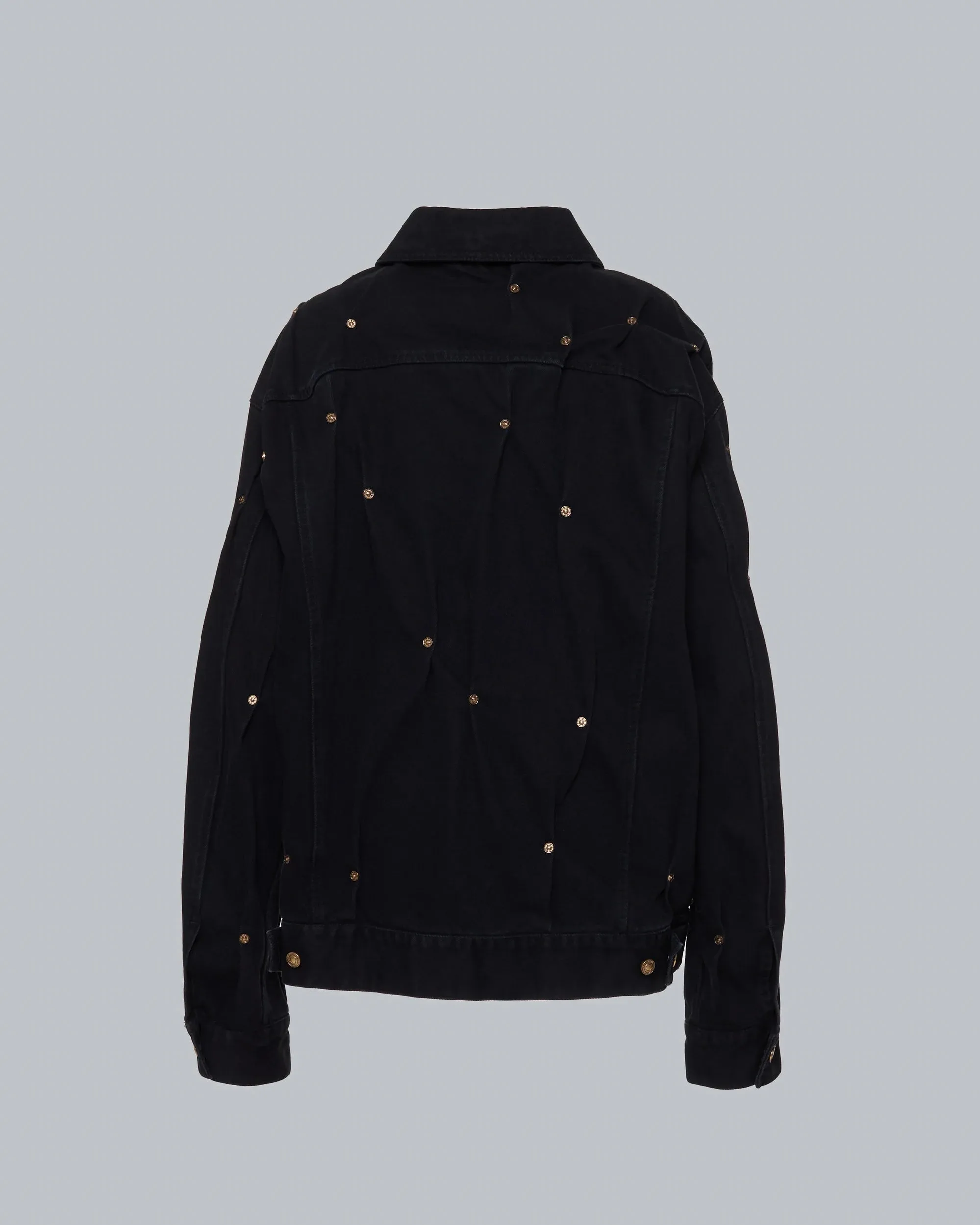 MULTI RIVET DENIM JACKET BLACK sold by KUSIKOHC product image thumbnail 3