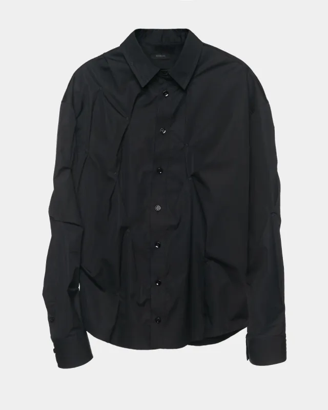 EYELET EMBROIDERY SHIRT LONG SLEEVE sold by KUSIKOHC