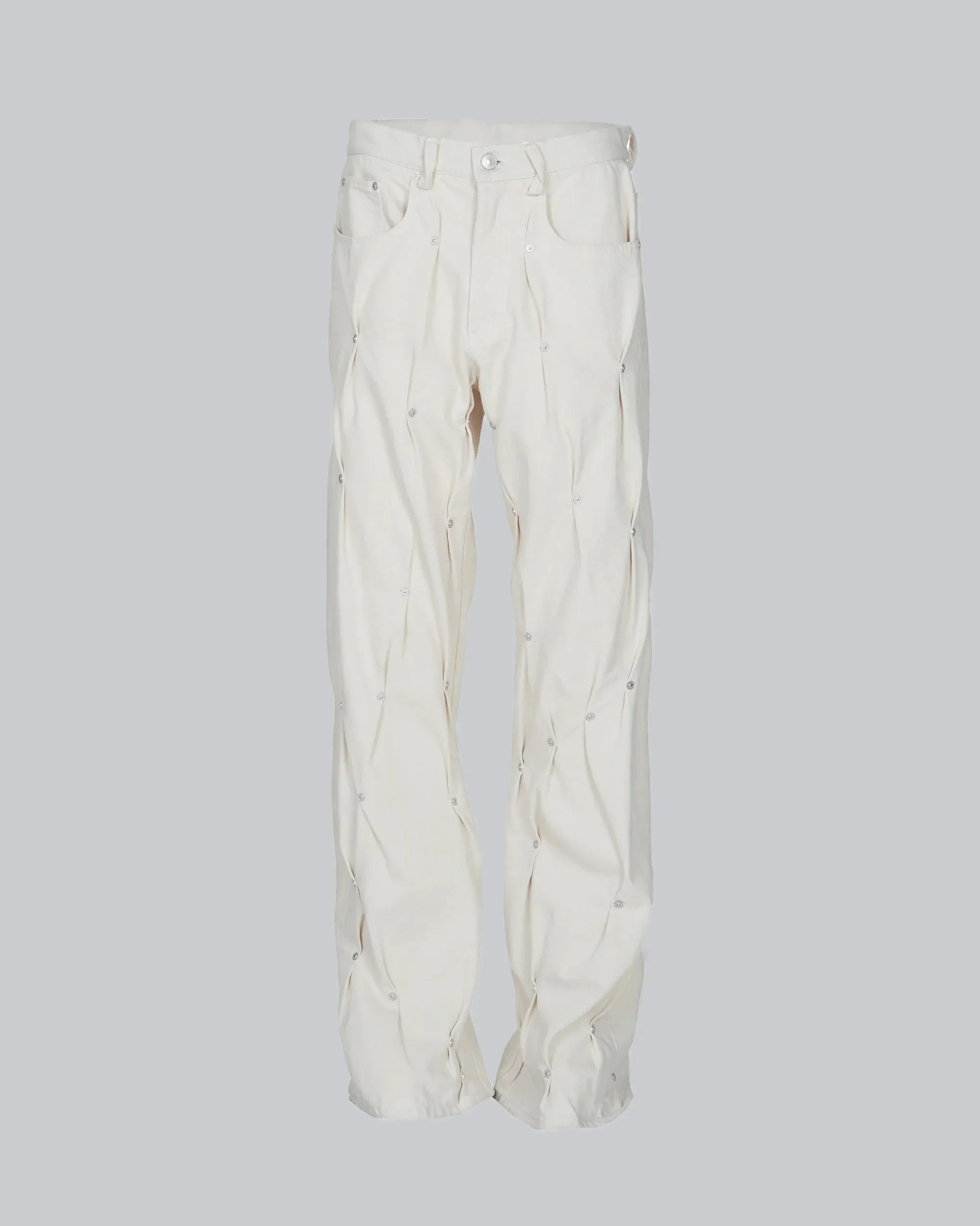 MULTI RIVET DENIM PANTS sold by KUSIKOHC