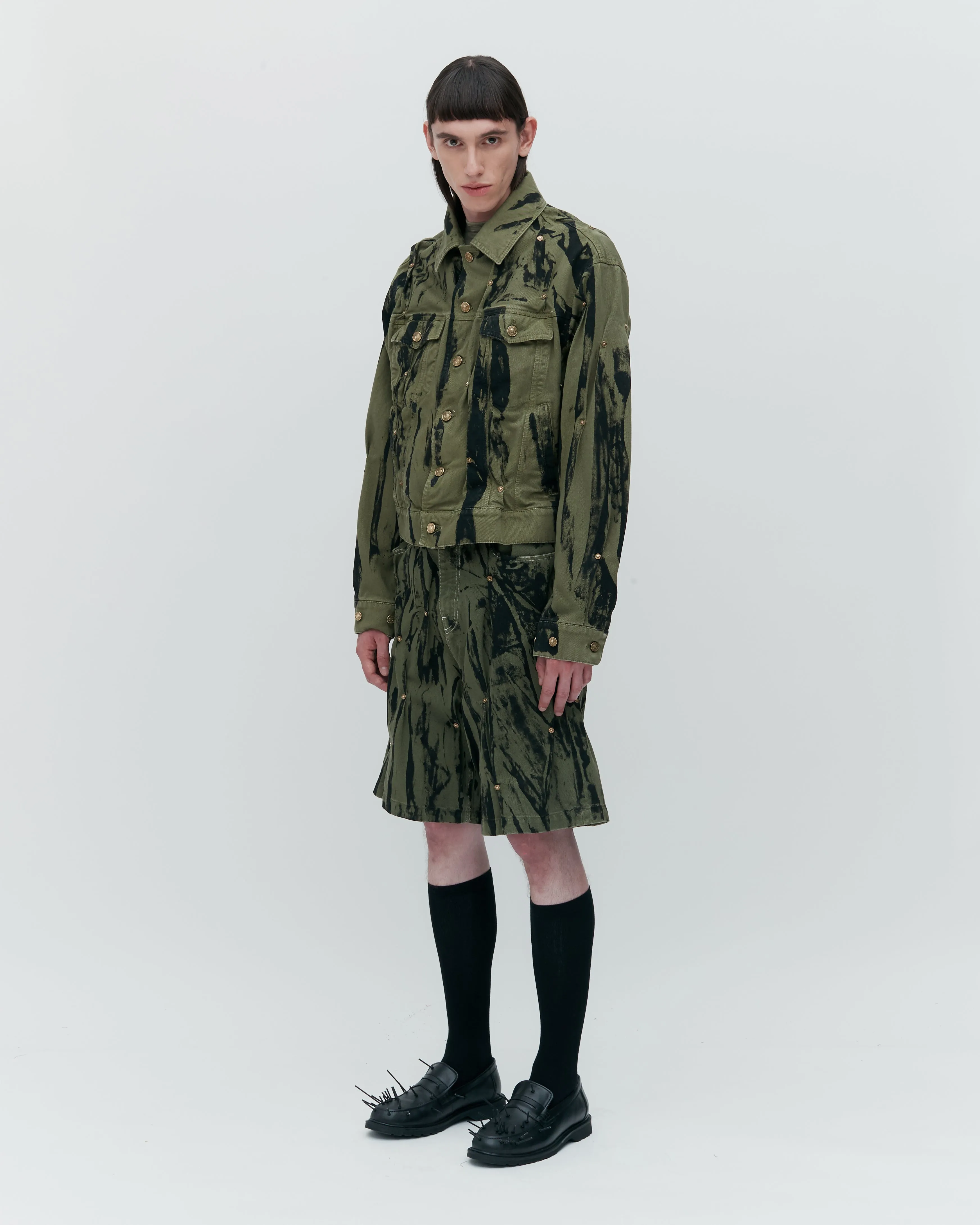 DENIM WASHED JACKET sold by KUSIKOHC product image thumbnail 4