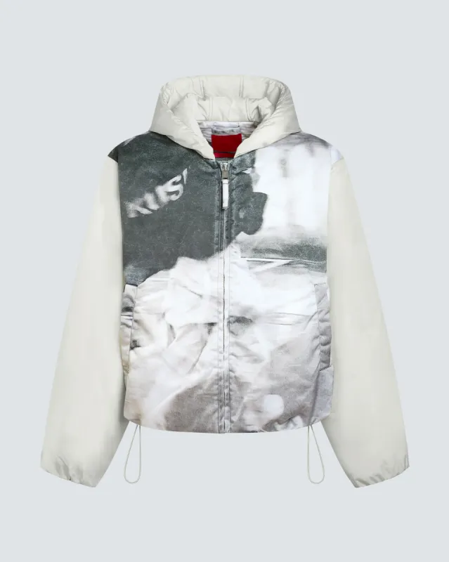 PADDED PRINTED JACKET sold by KUSIKOHC
