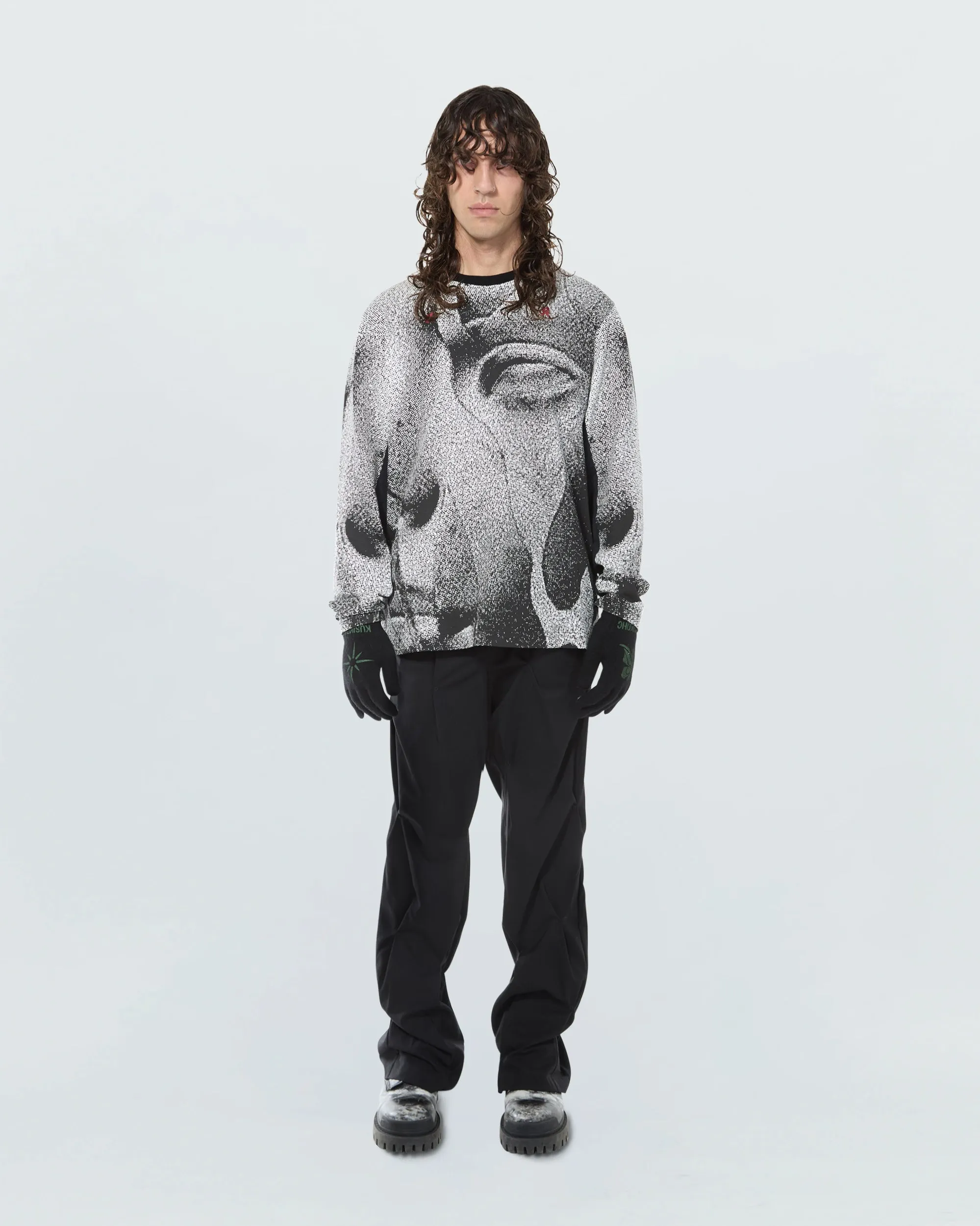 PRINTED LONG SLEEVE sold by KUSIKOHC product image thumbnail 3