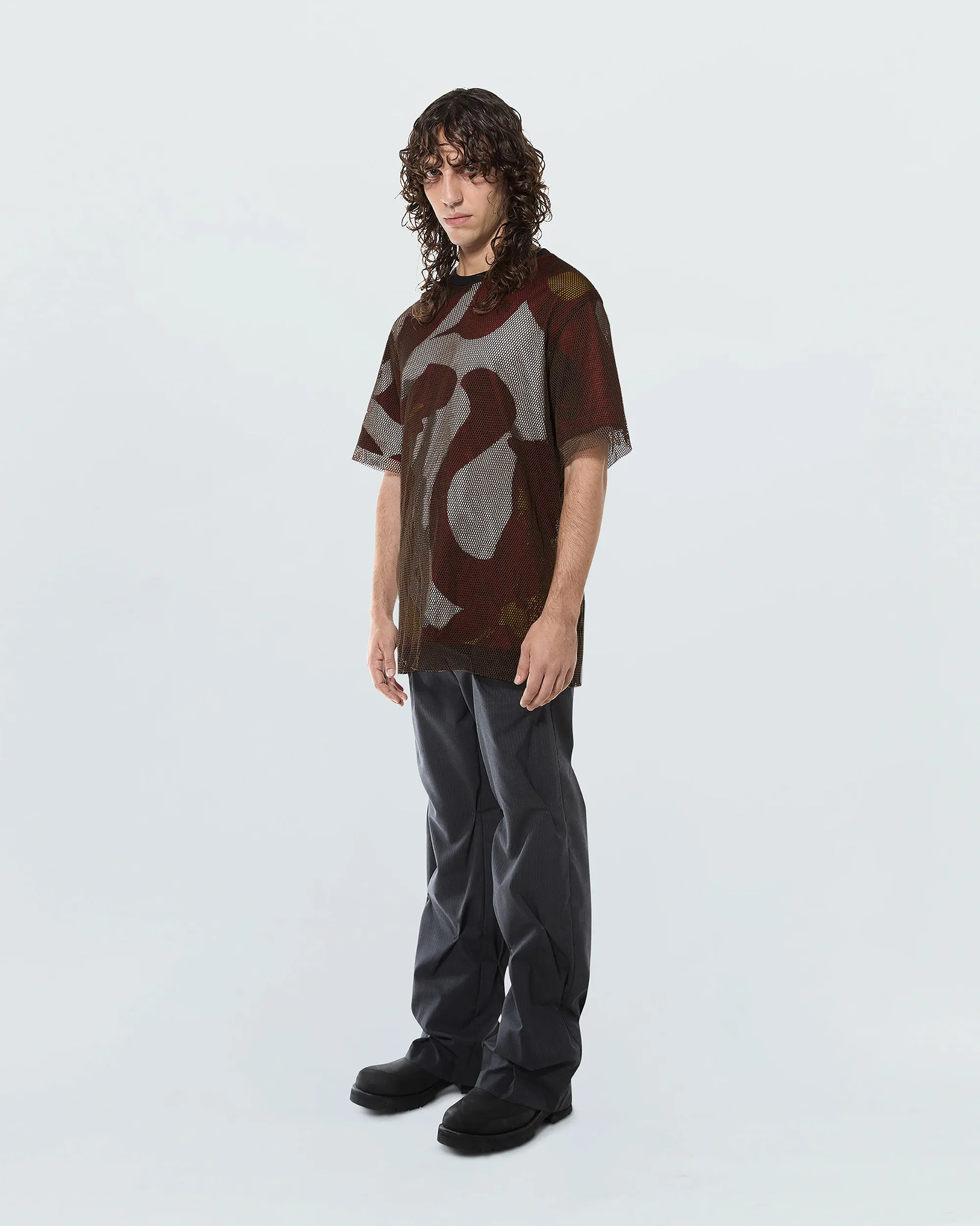 PRINTED MESH T-SHIRT sold by KUSIKOHC product image thumbnail 4