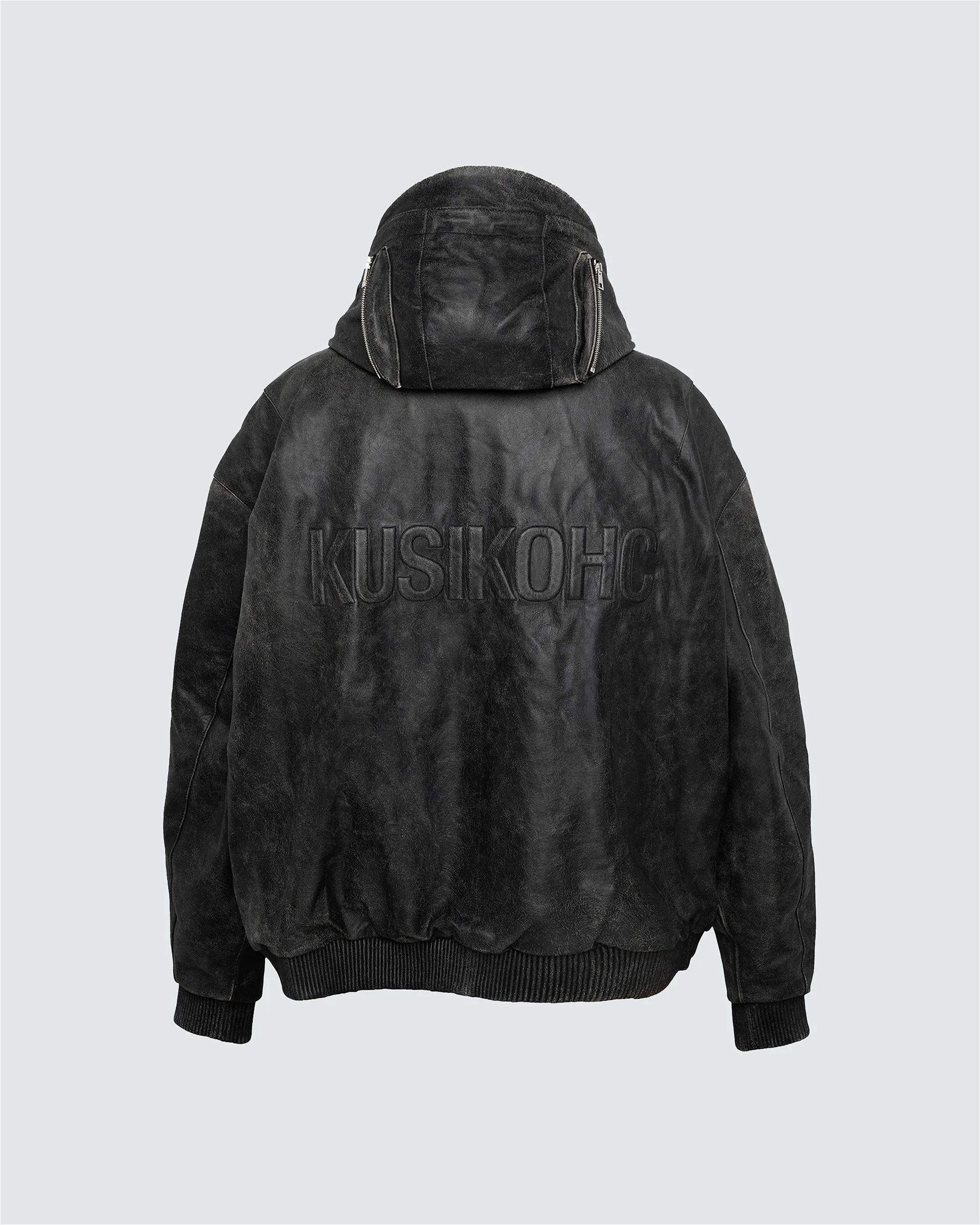 LEATHER BOMBER JACKET sold by KUSIKOHC product image thumbnail 2