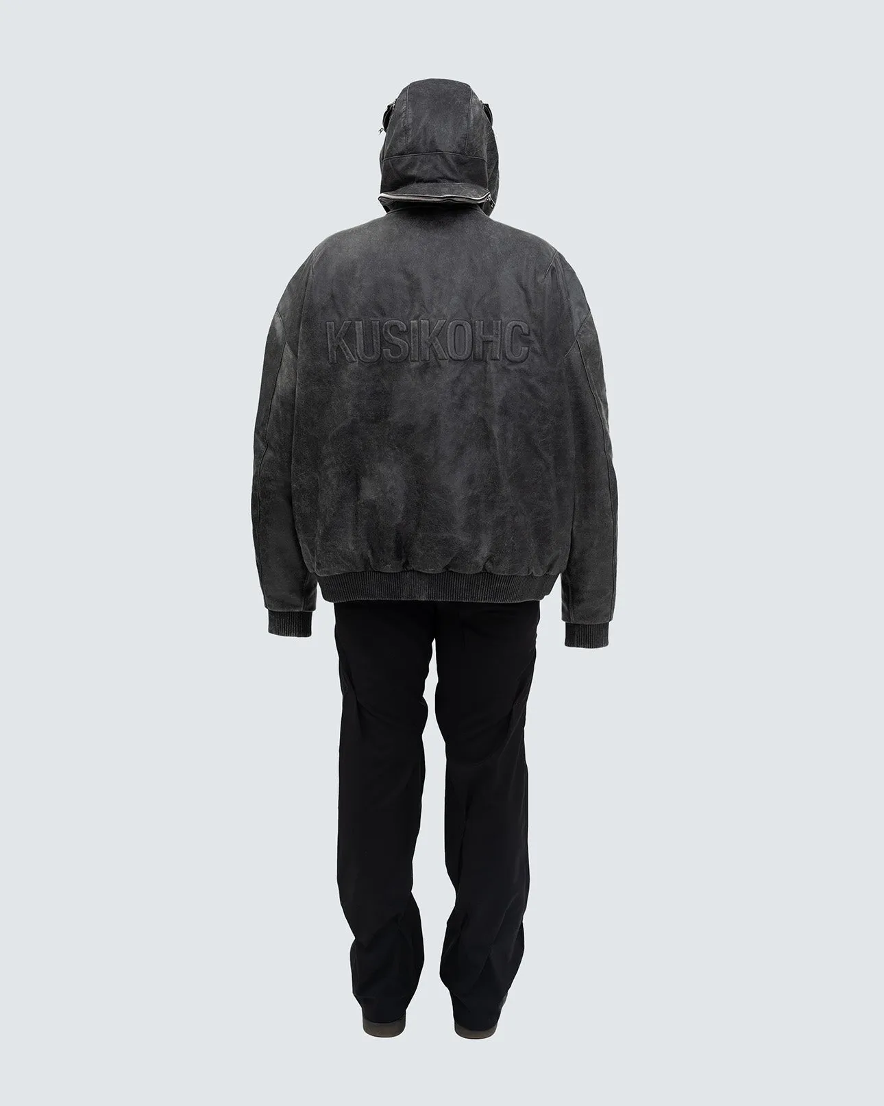 LEATHER BOMBER JACKET sold by KUSIKOHC product image thumbnail 5