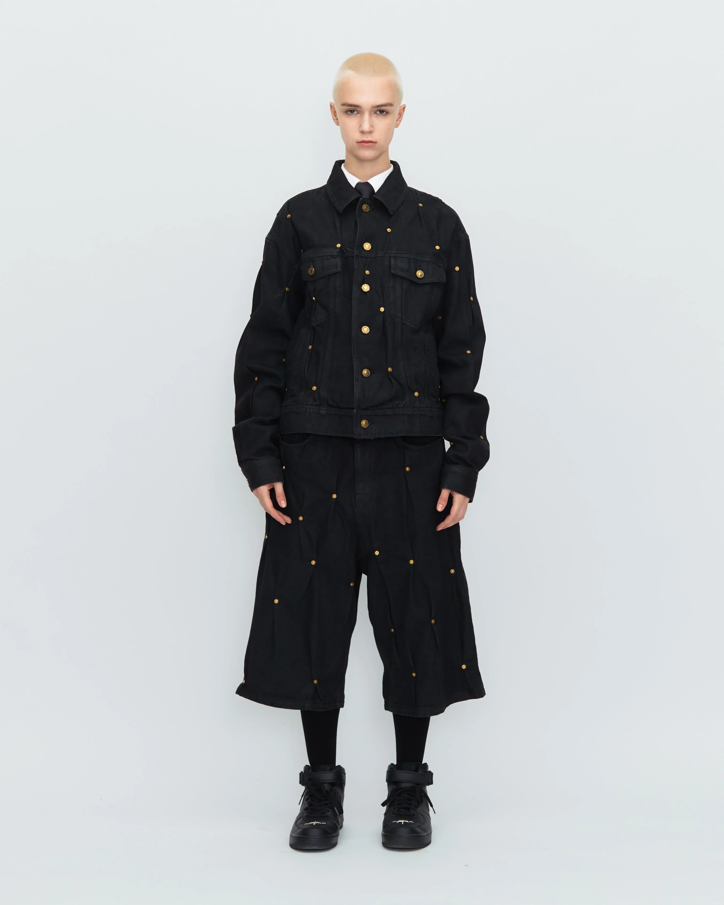 MULTI RIVET DENIM JACKET sold by KUSIKOHC product image thumbnail 3