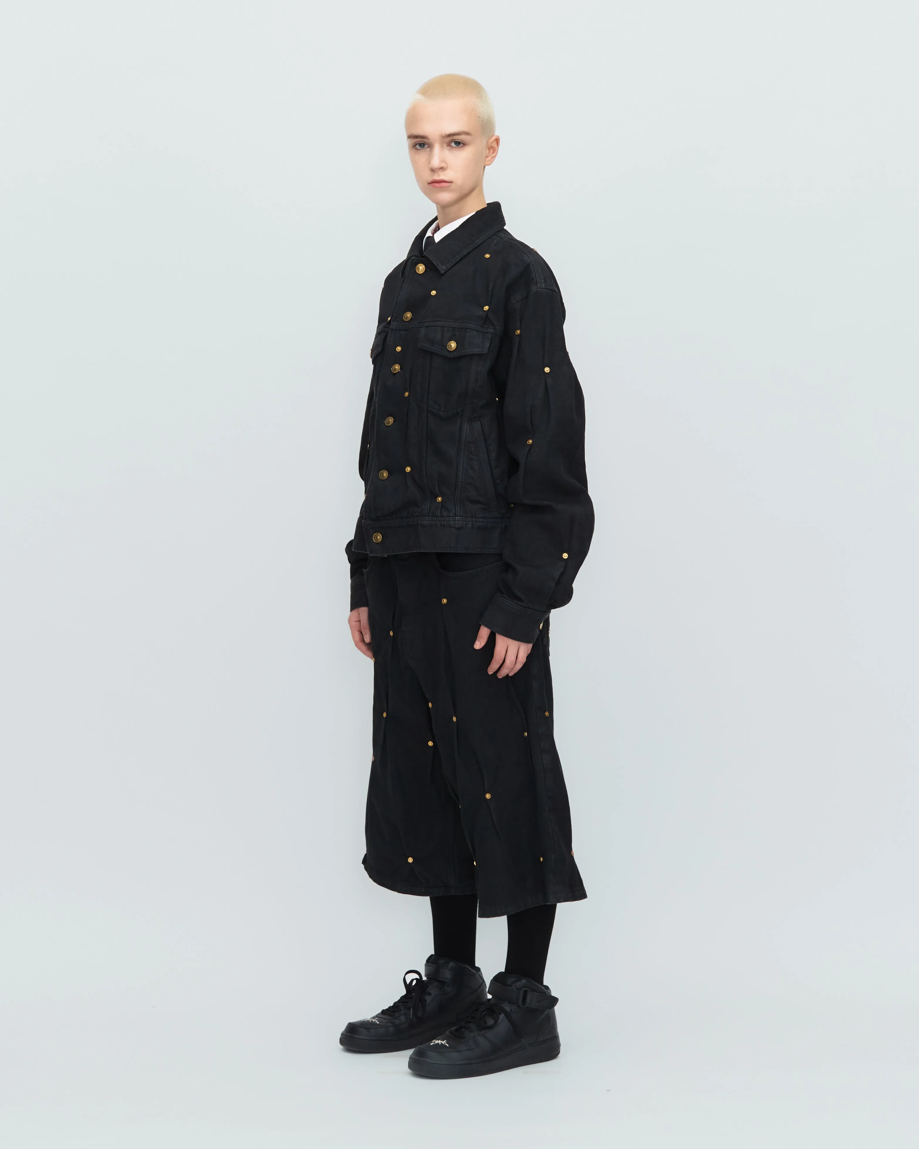 MULTI RIVET DENIM JACKET sold by KUSIKOHC product image thumbnail 4