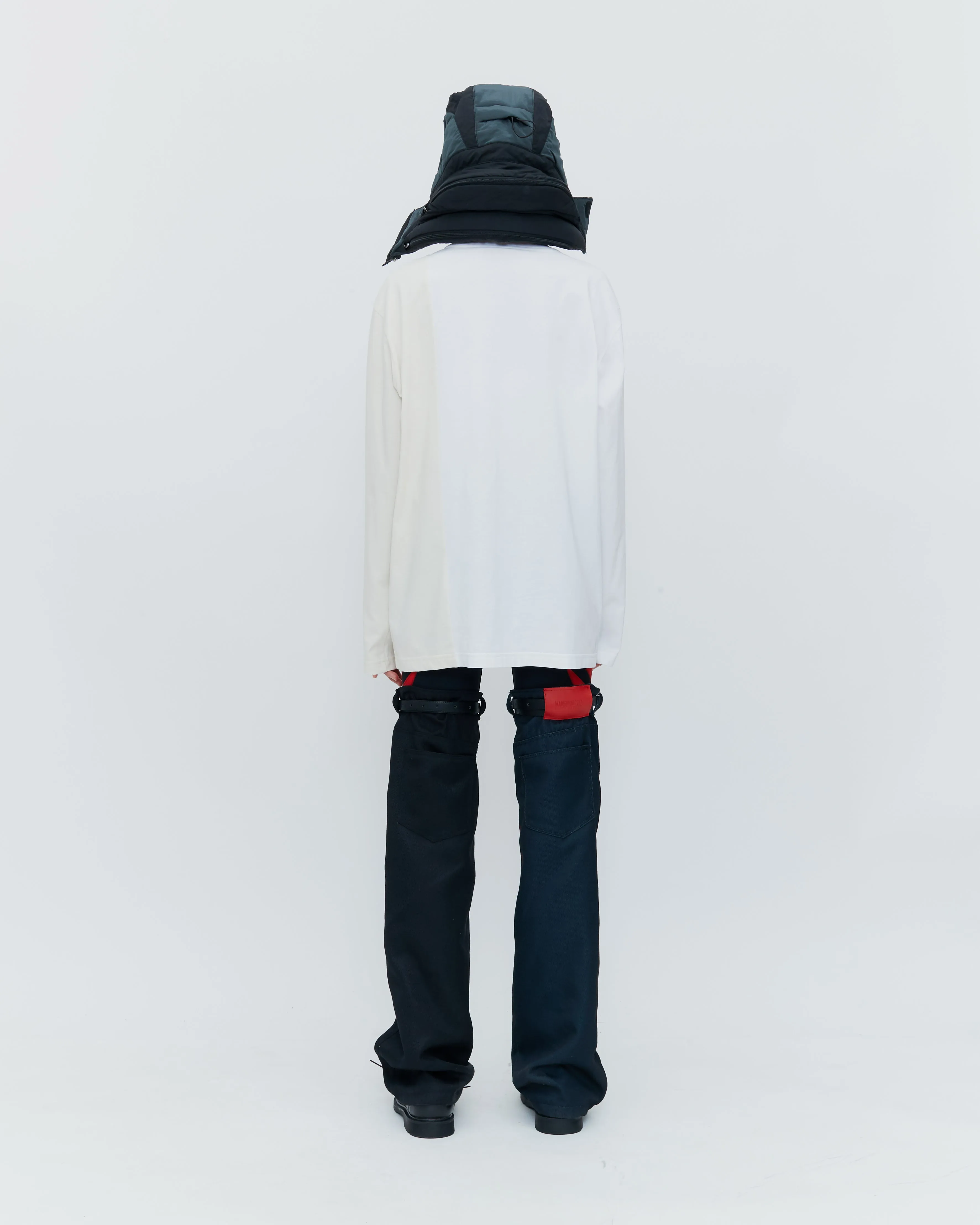 COLOR BLOCK LONG SLEEVE T-SHIRT sold by KUSIKOHC product image thumbnail 2