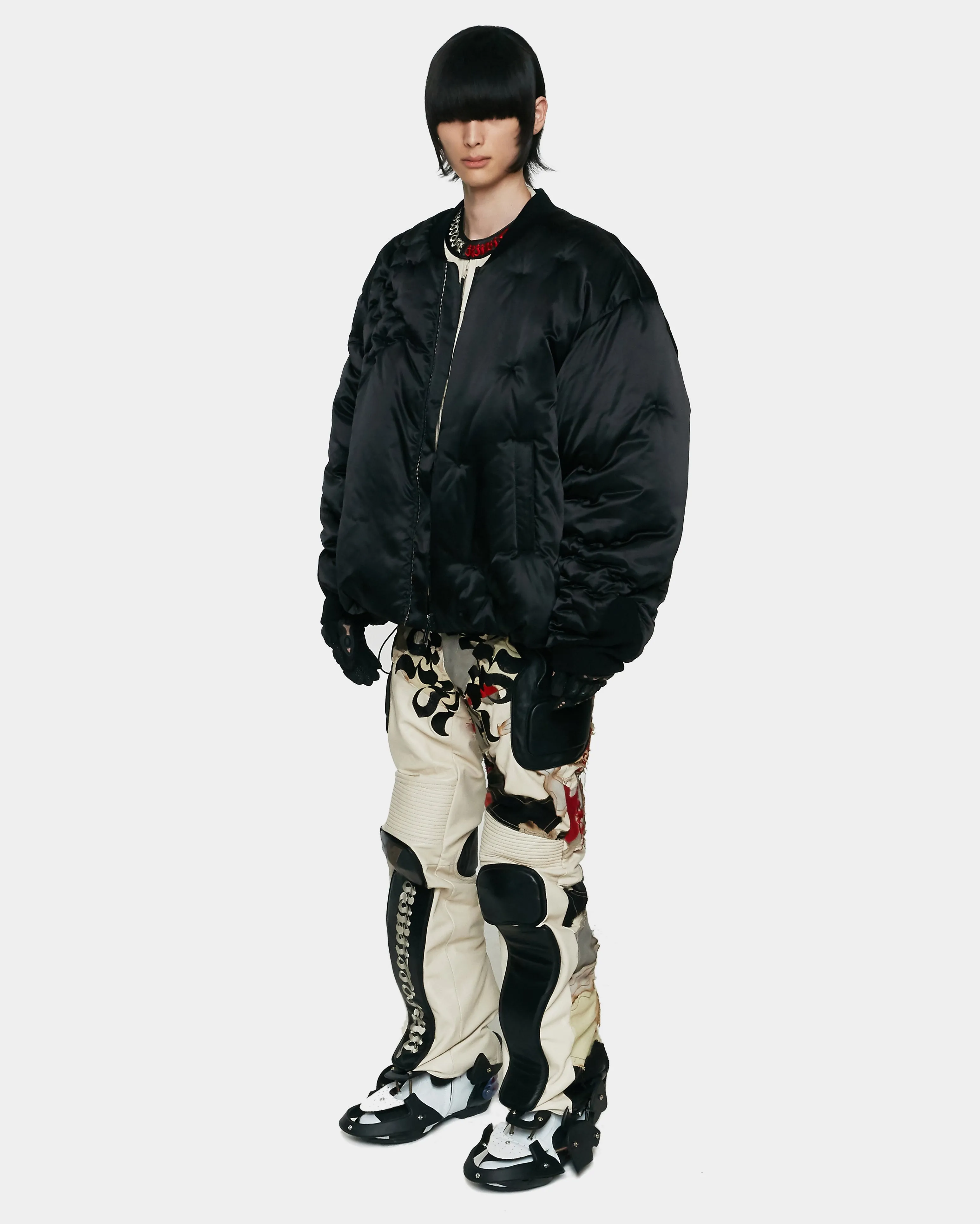 SAMPLE - EYELET EMBROIDERY BOMBER JACKET sold by KUSIKOHC product image thumbnail 4