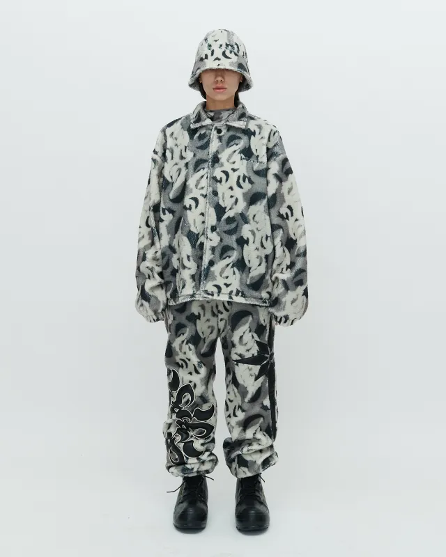 BURN FLEECE BUCKET HAT sold by KUSIKOHC