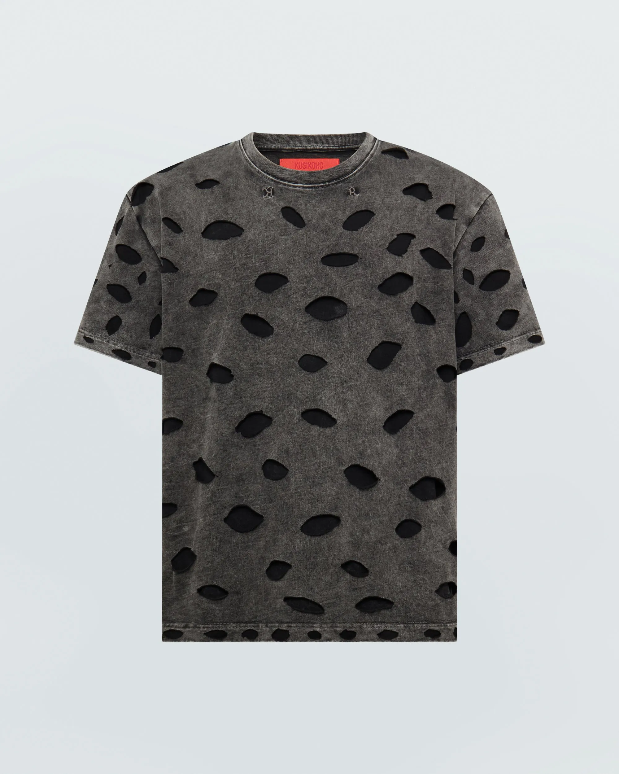 DISTRESSED LAYERED T-SHIRT sold by KUSIKOHC