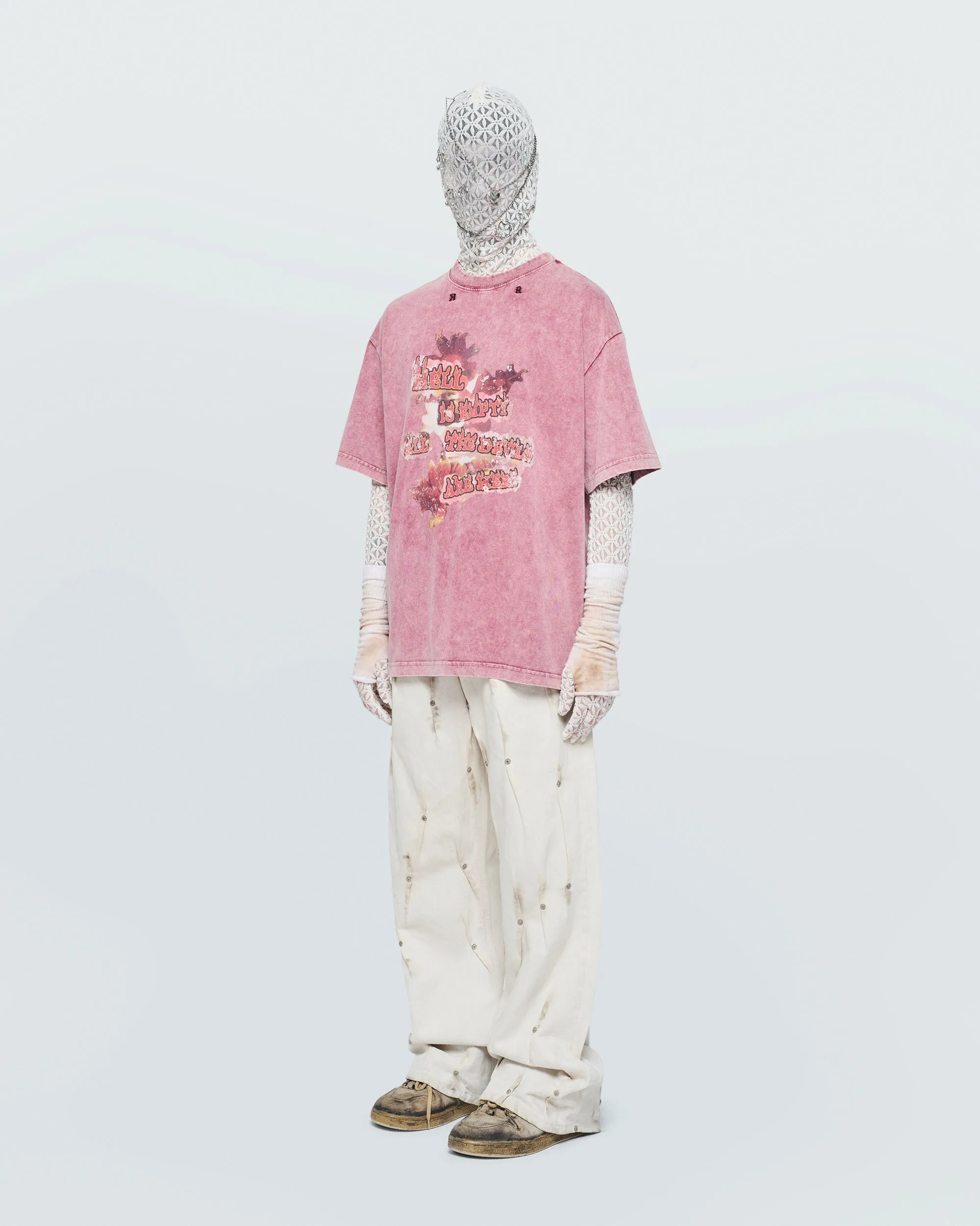 RED PRINTED T-SHIRT sold by KUSIKOHC product image thumbnail 4