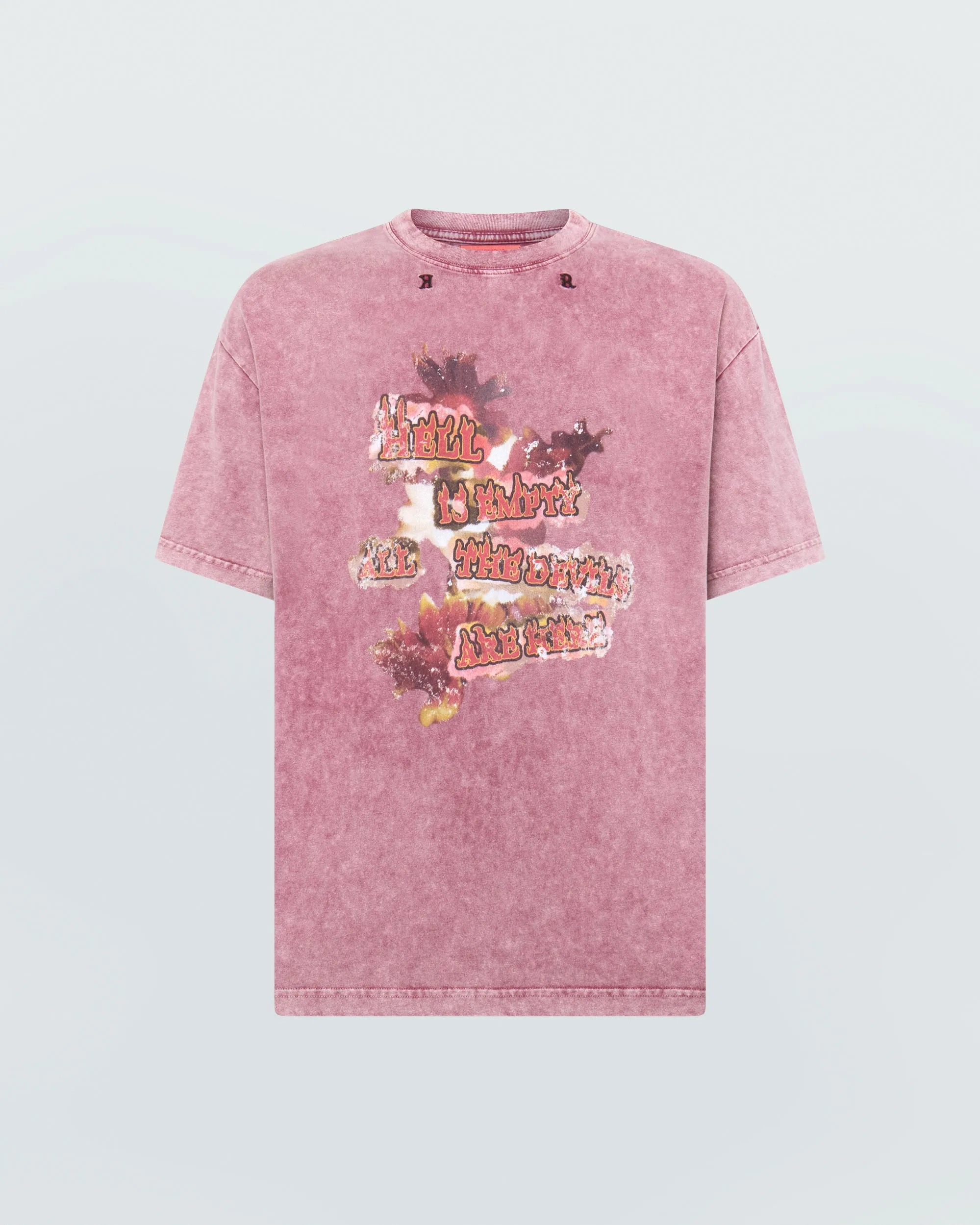 RED PRINTED T-SHIRT sold by KUSIKOHC