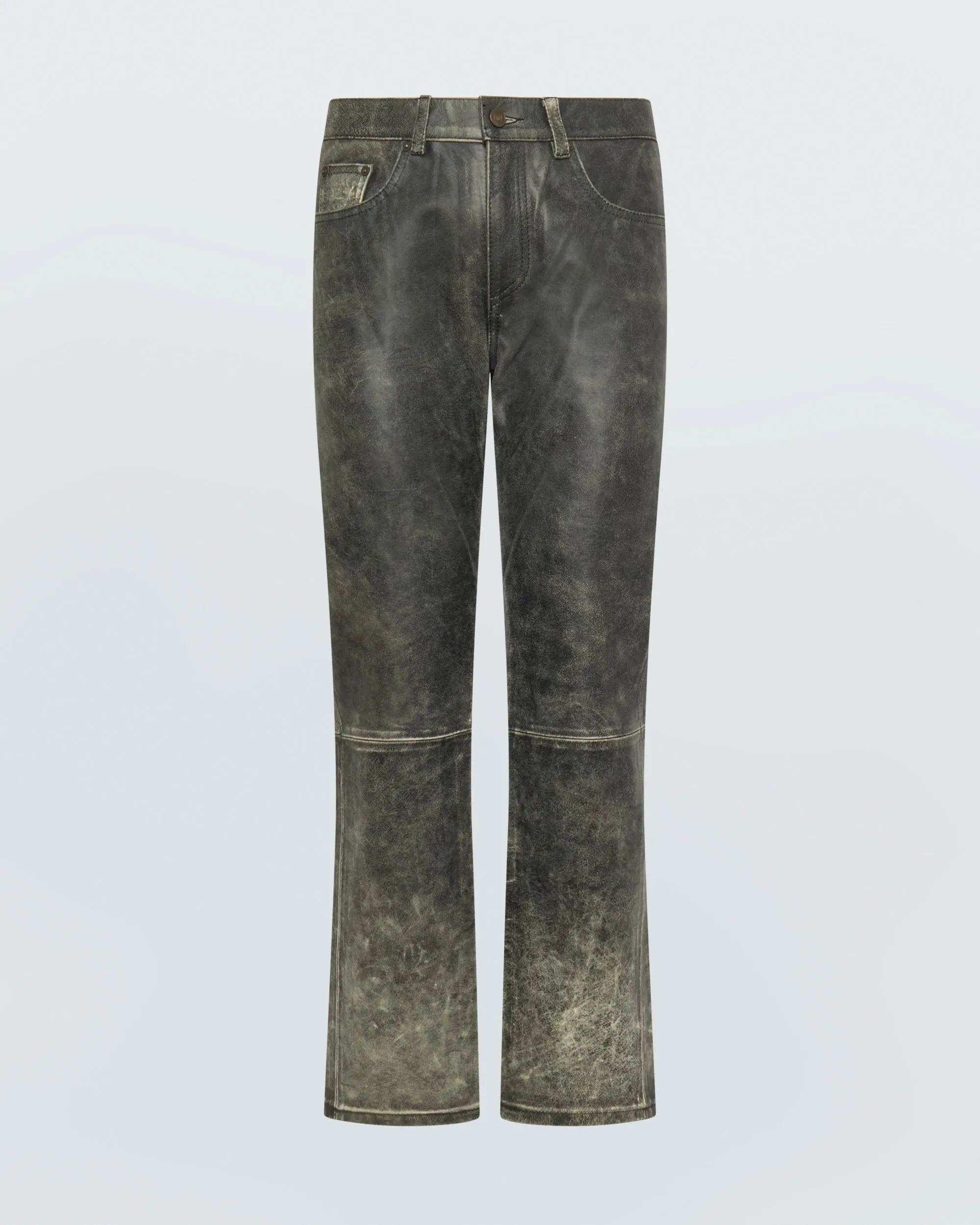 BLACK LEATHER PANTS sold by KUSIKOHC