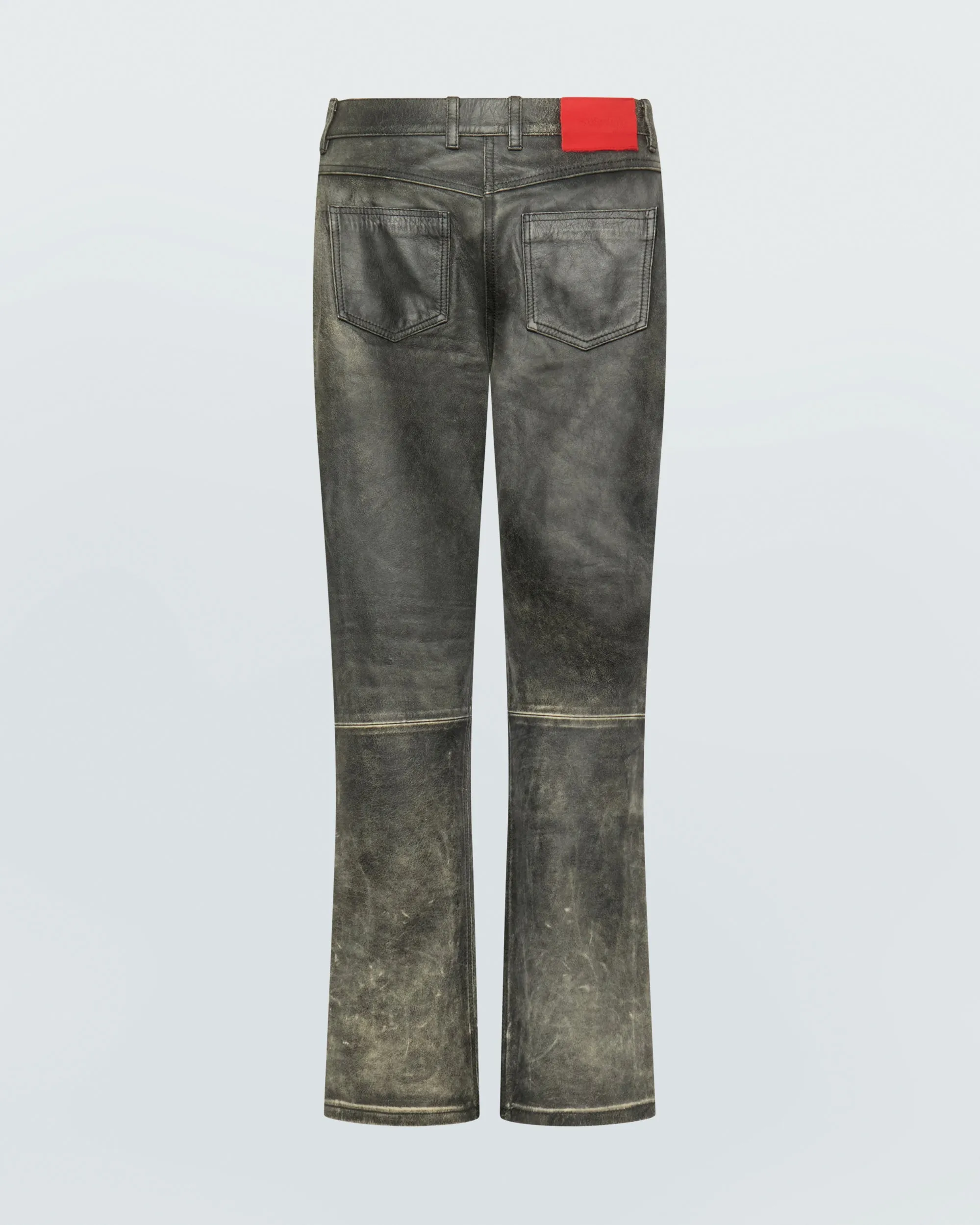 BLACK LEATHER PANTS sold by KUSIKOHC product image thumbnail 2