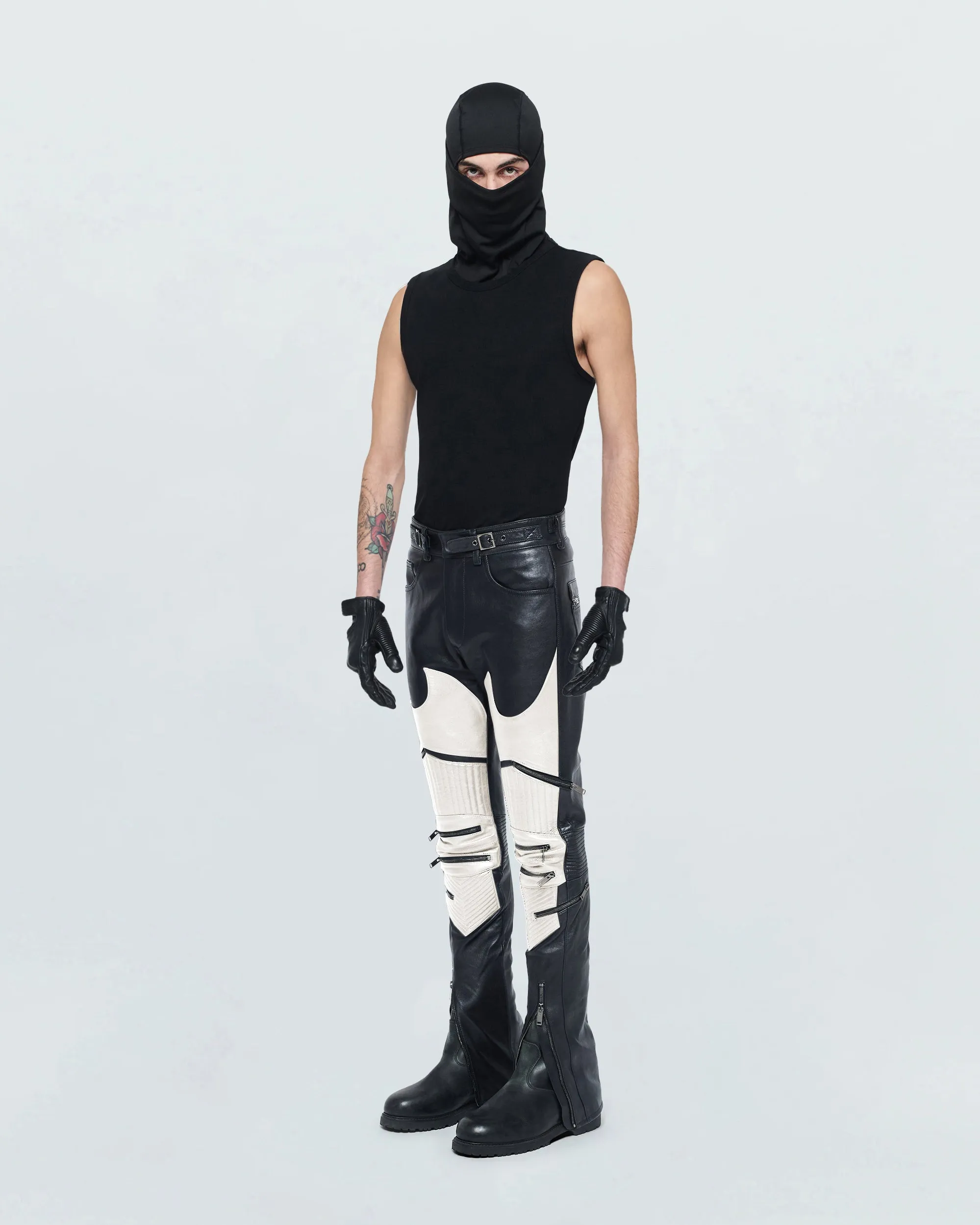 BIKER FAUX LEATHER PANTS sold by KUSIKOHC product image thumbnail 4