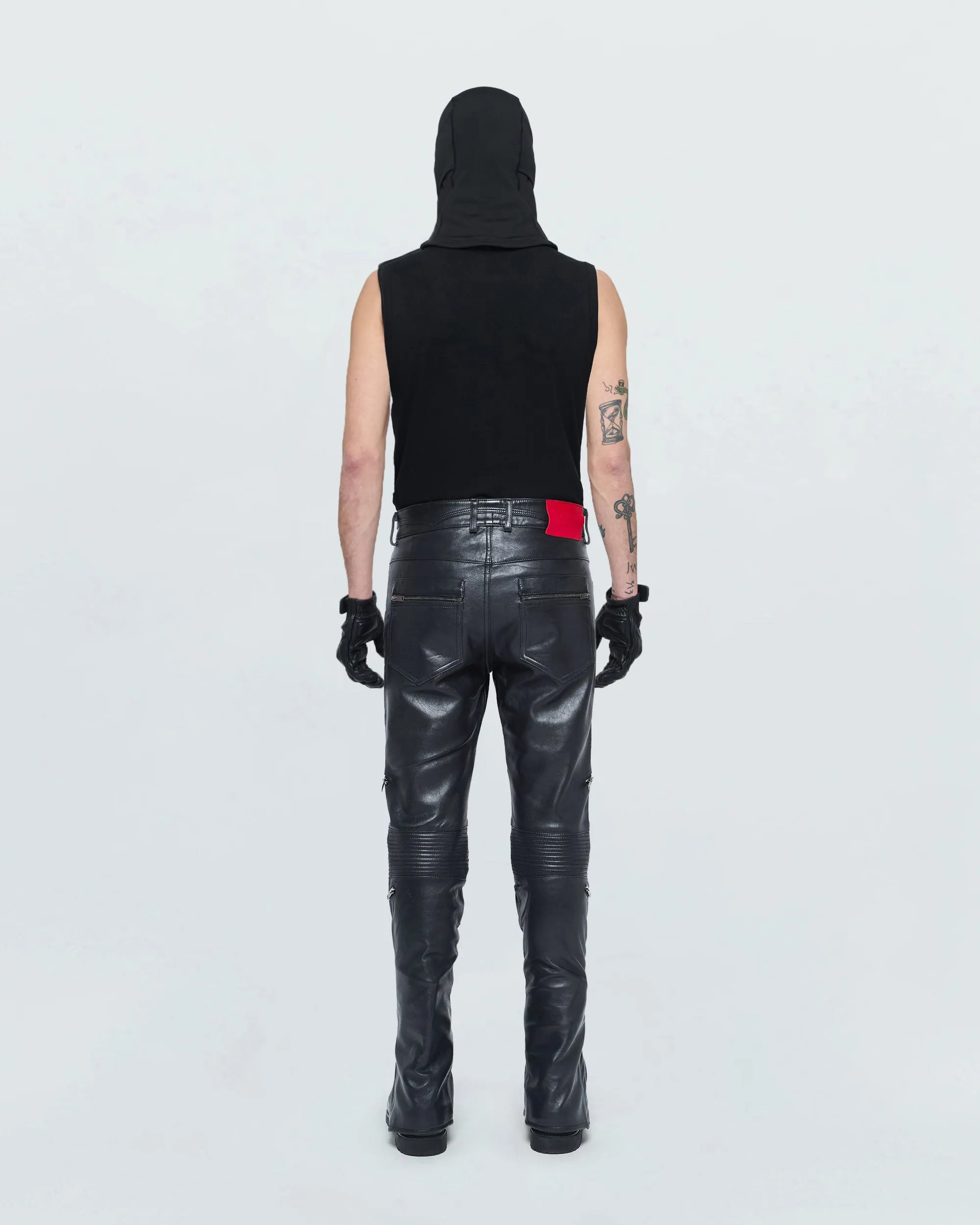 BIKER FAUX LEATHER PANTS sold by KUSIKOHC product image thumbnail 5