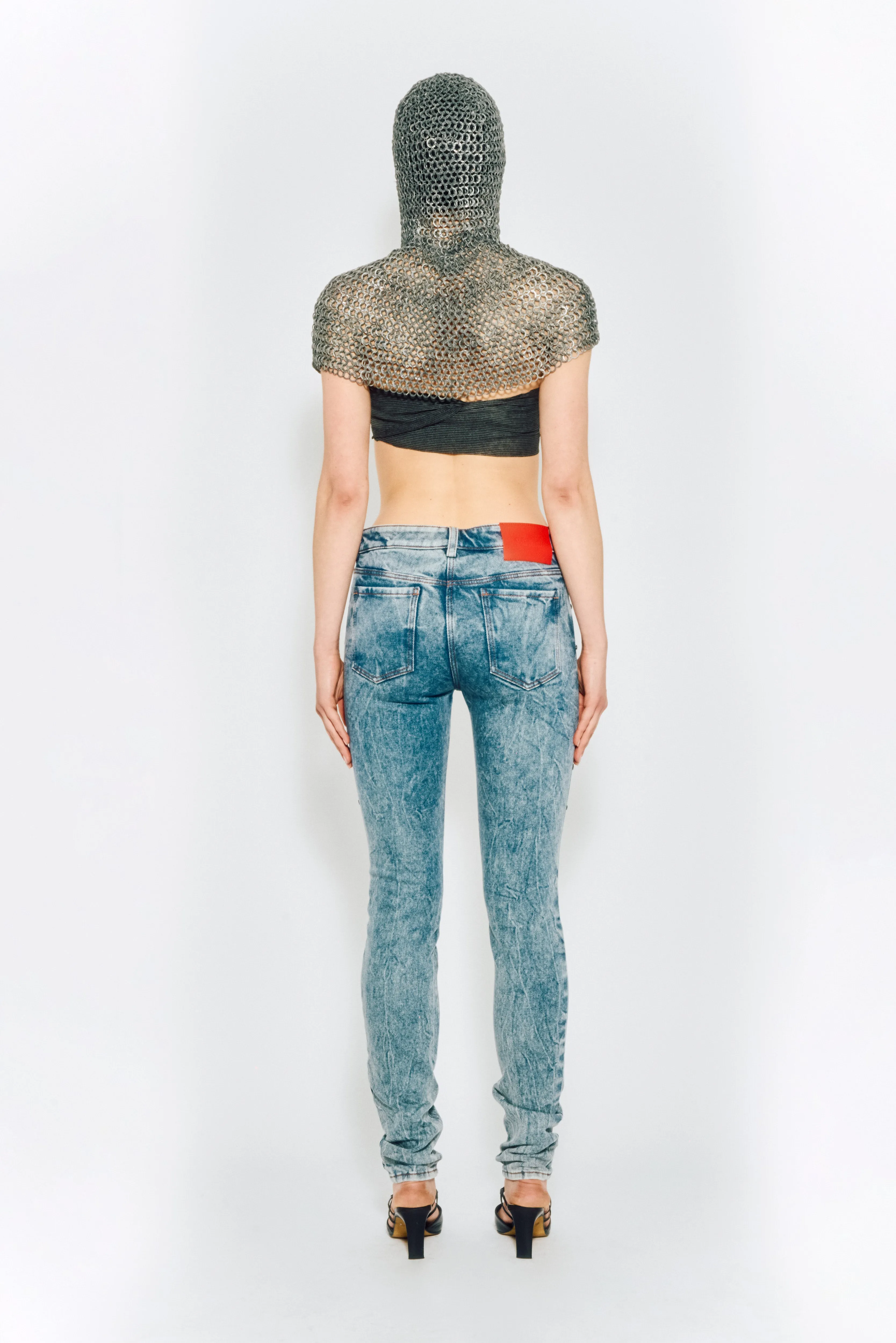 SAMPLE - SKINNY RIVET DENIM PANTS sold by KUSIKOHC product image thumbnail 3