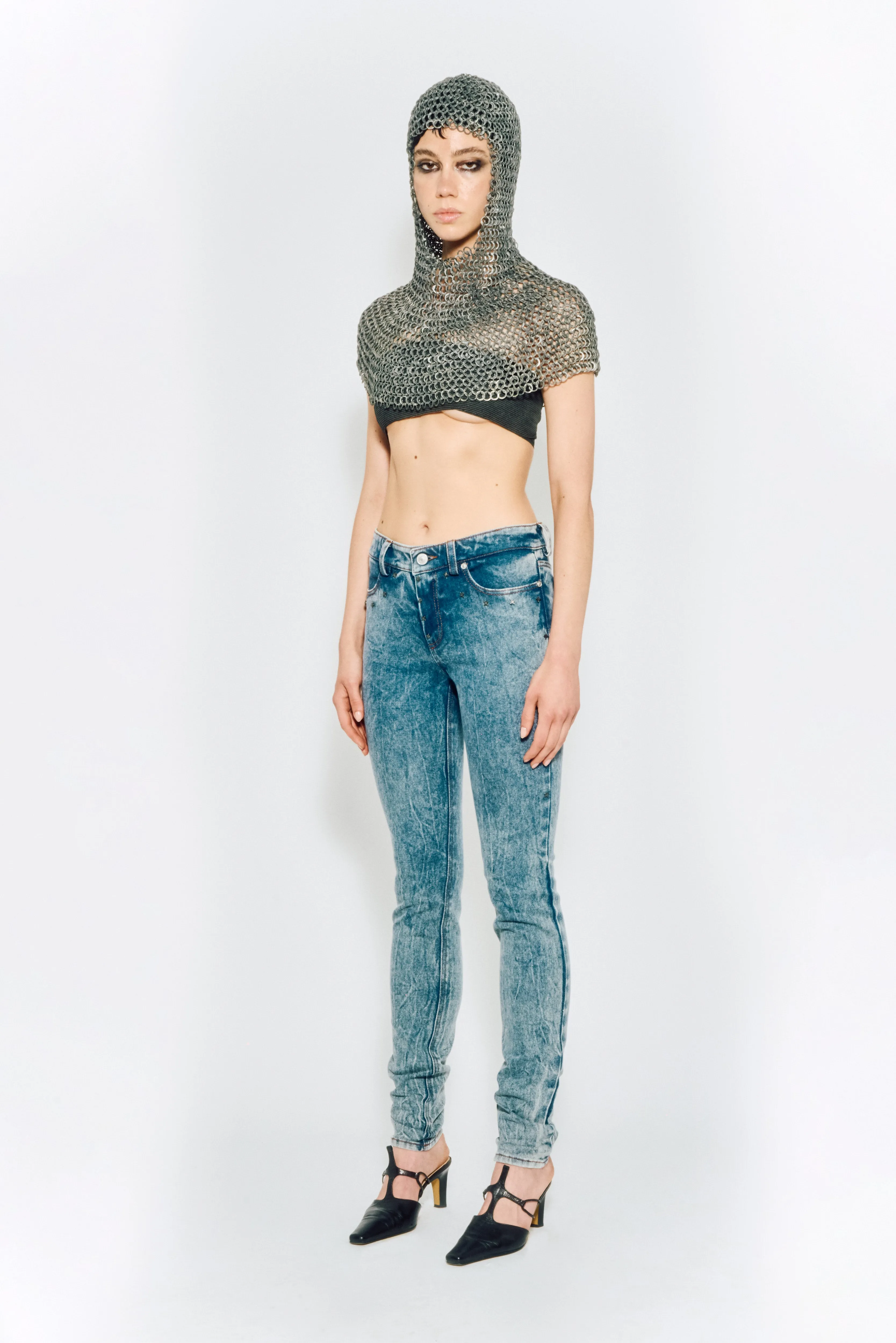 SAMPLE - SKINNY RIVET DENIM PANTS sold by KUSIKOHC product image thumbnail 2