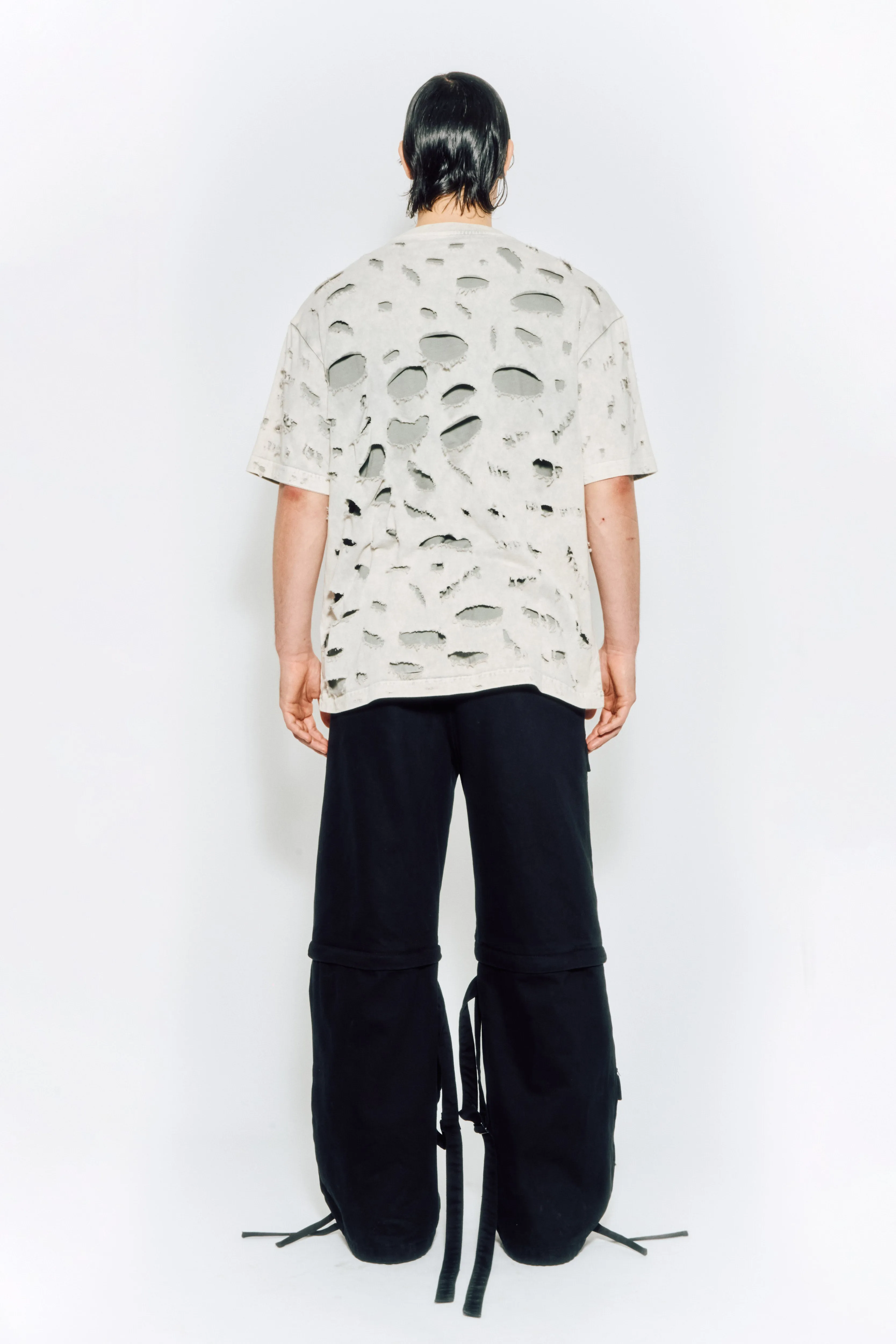 SAMPLE - DISTRESSED LAYERED T-SHIRT sold by KUSIKOHC product image thumbnail 2