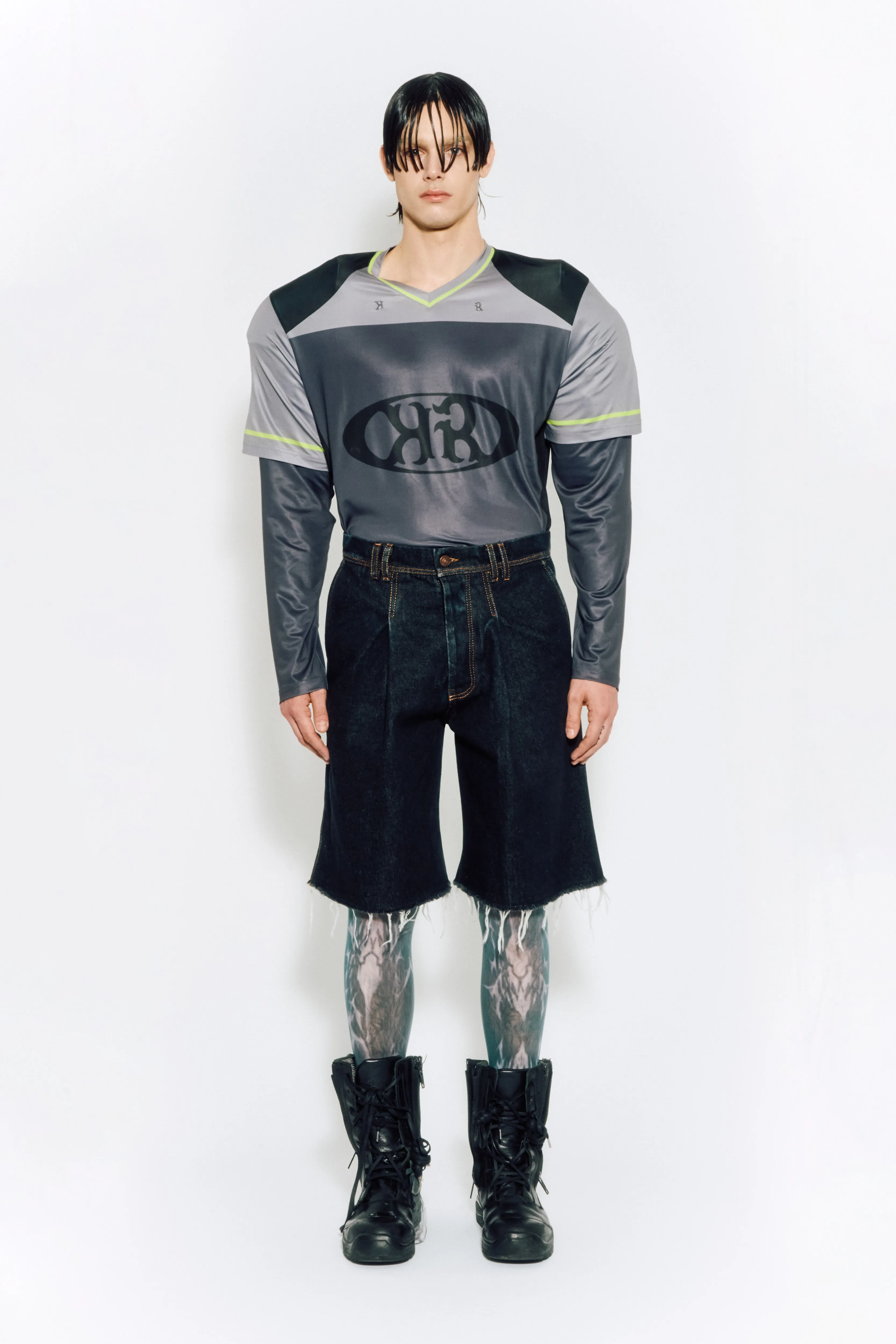 SAMPLE - DART DENIM SHORTS sold by KUSIKOHC