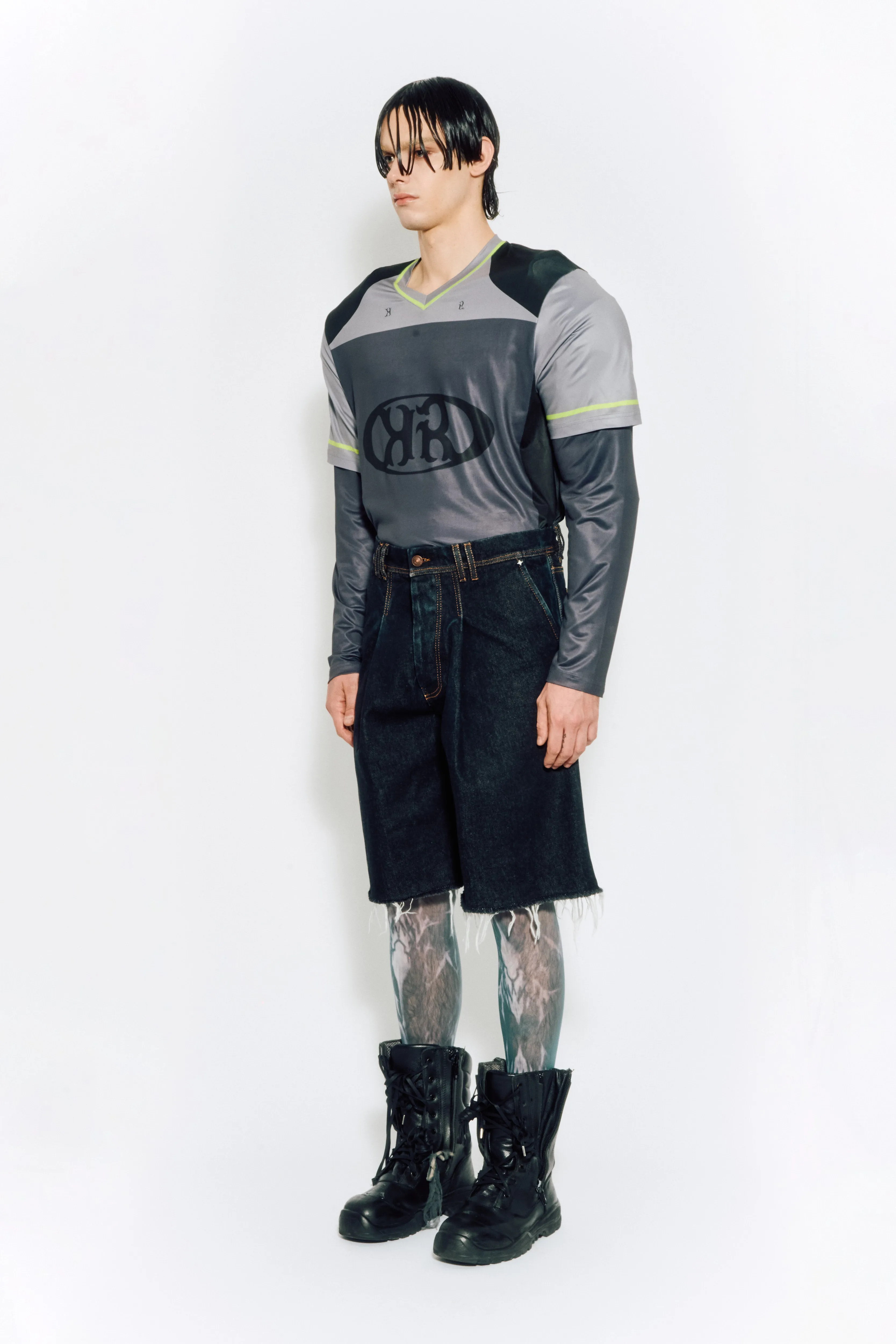 SAMPLE - DART DENIM SHORTS sold by KUSIKOHC product image thumbnail 2