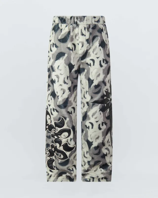 PATTERN FLEECE PANTS sold by KUSIKOHC