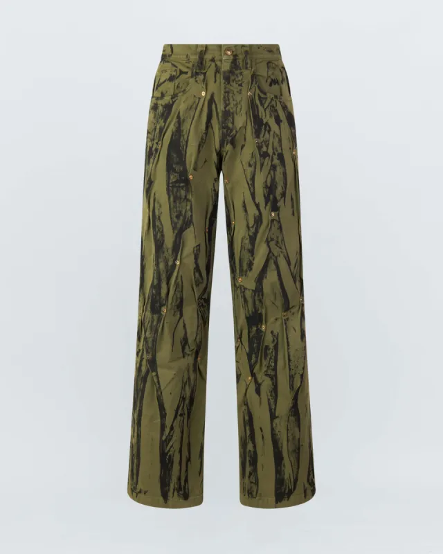 DENIM WASHED PANTS sold by KUSIKOHC