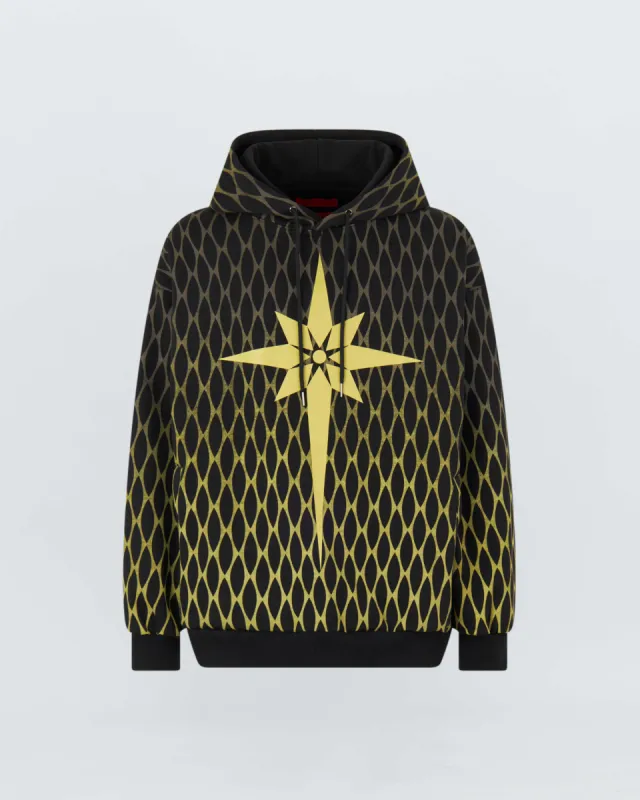 ORIGAMI CHAIN PRINT HOODIE sold by KUSIKOHC