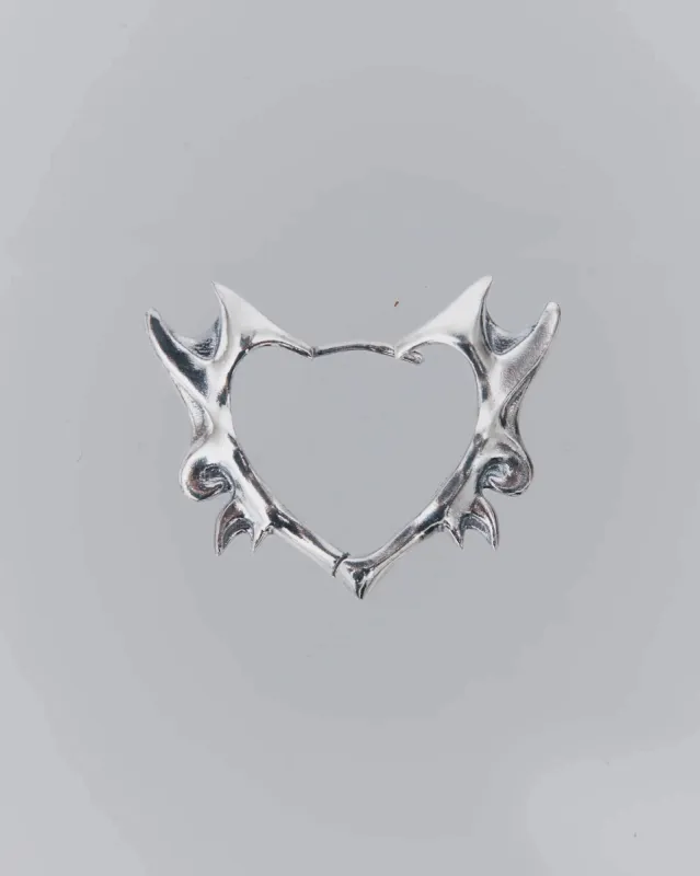FLAME HEART EARRING sold by KUSIKOHC