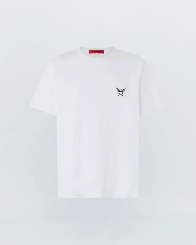 T-SHIRT WITH HEART AND PATCHWORK sold by KUSIKOHC