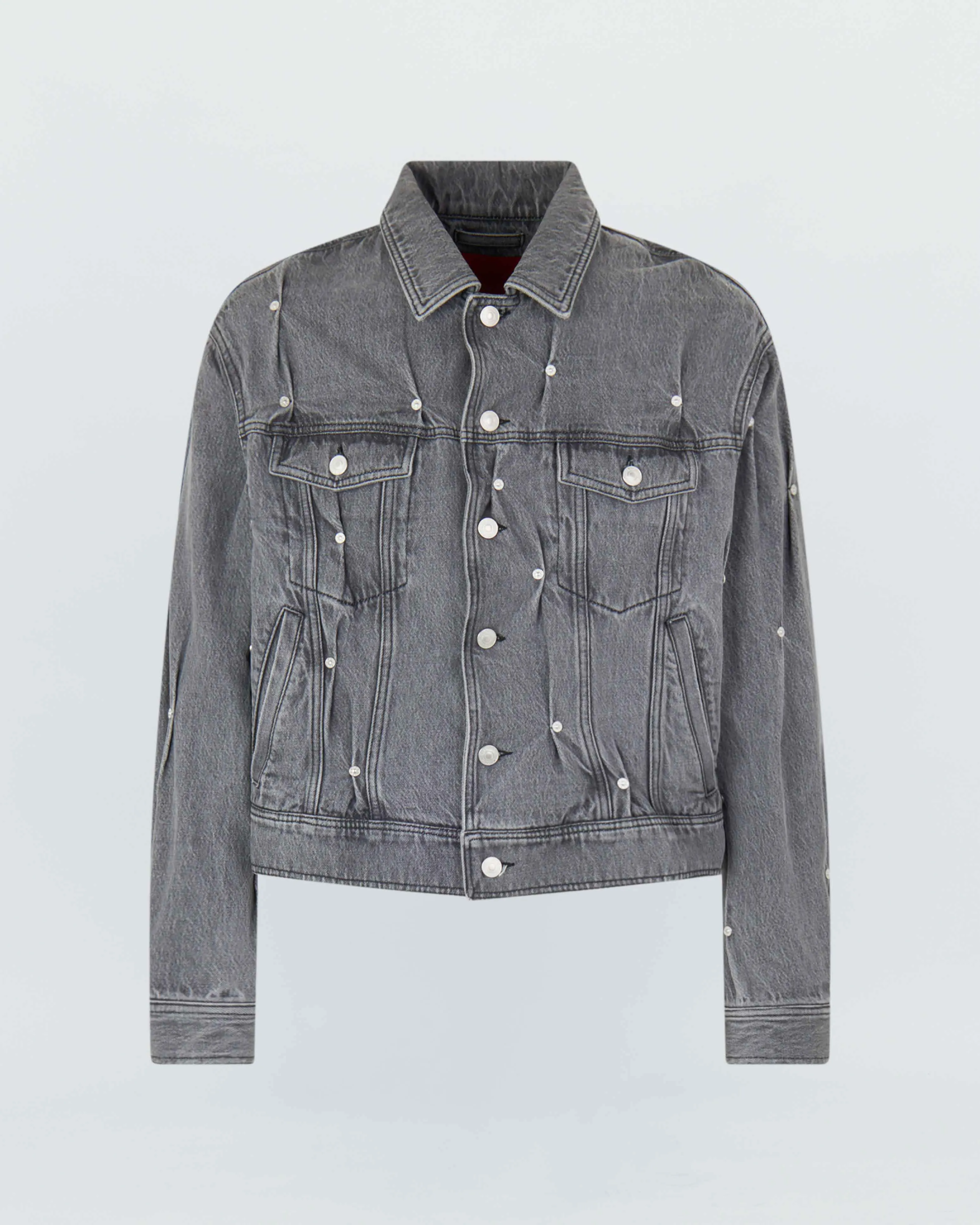 MULTI RIVET DENIM JK sold by KUSIKOHC