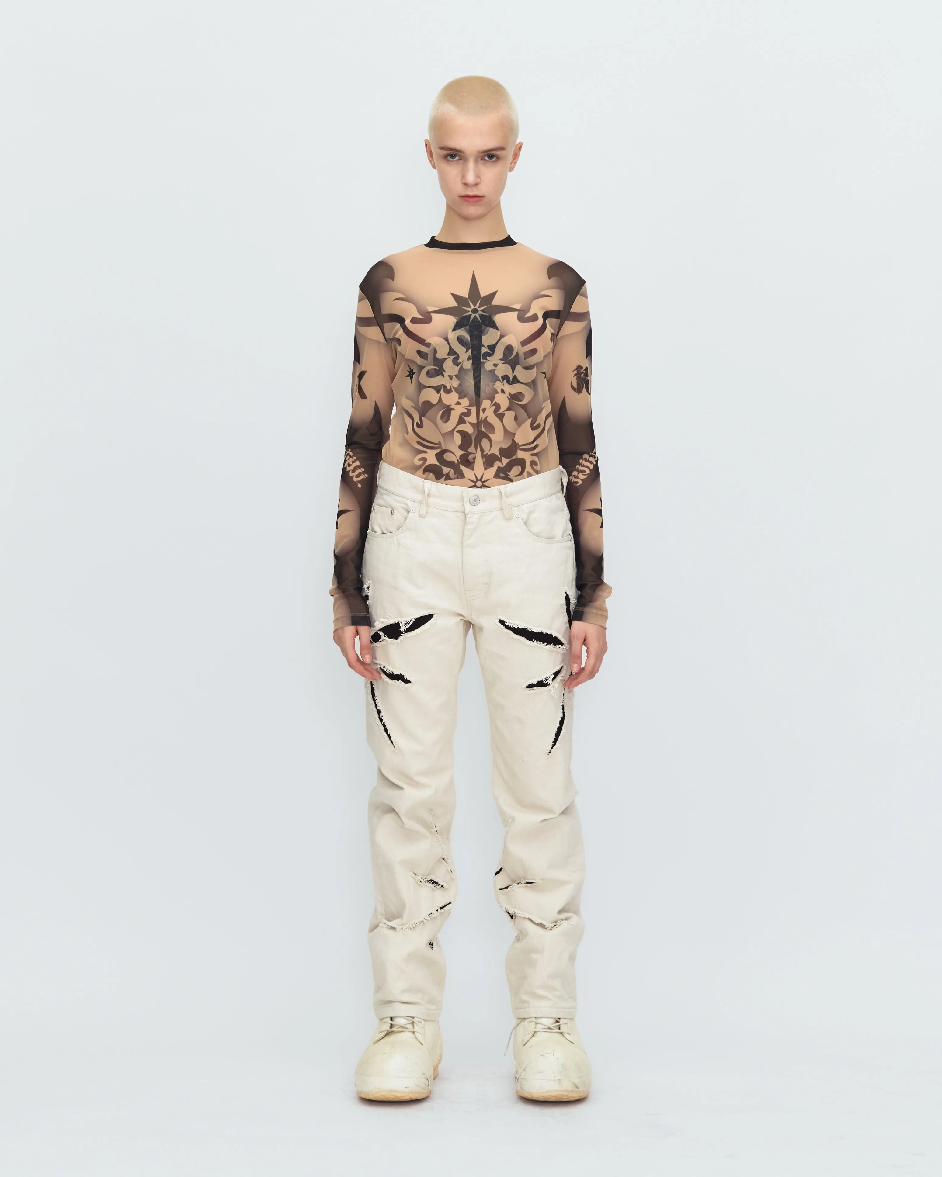 ORIGAMI DENIM PANTS sold by KUSIKOHC product image thumbnail 3