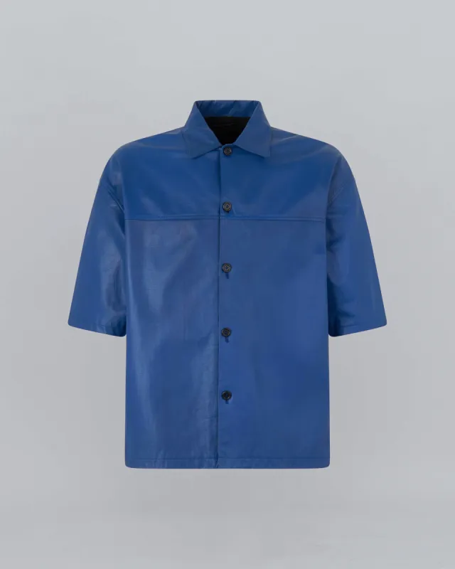 LEATHER SHIRT SLEEVE SHIRT sold by KUSIKOHC