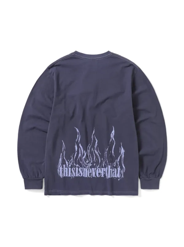 Flame Onyx L/S Tee sold by thisisneverthat