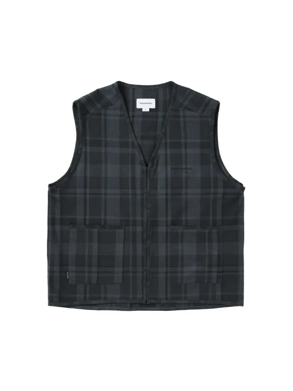 Waffle Check Vest sold by thisisneverthat