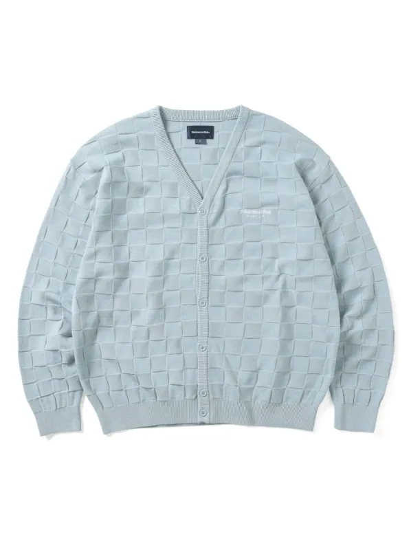 Reverse Block Cardigan sold by thisisneverthat