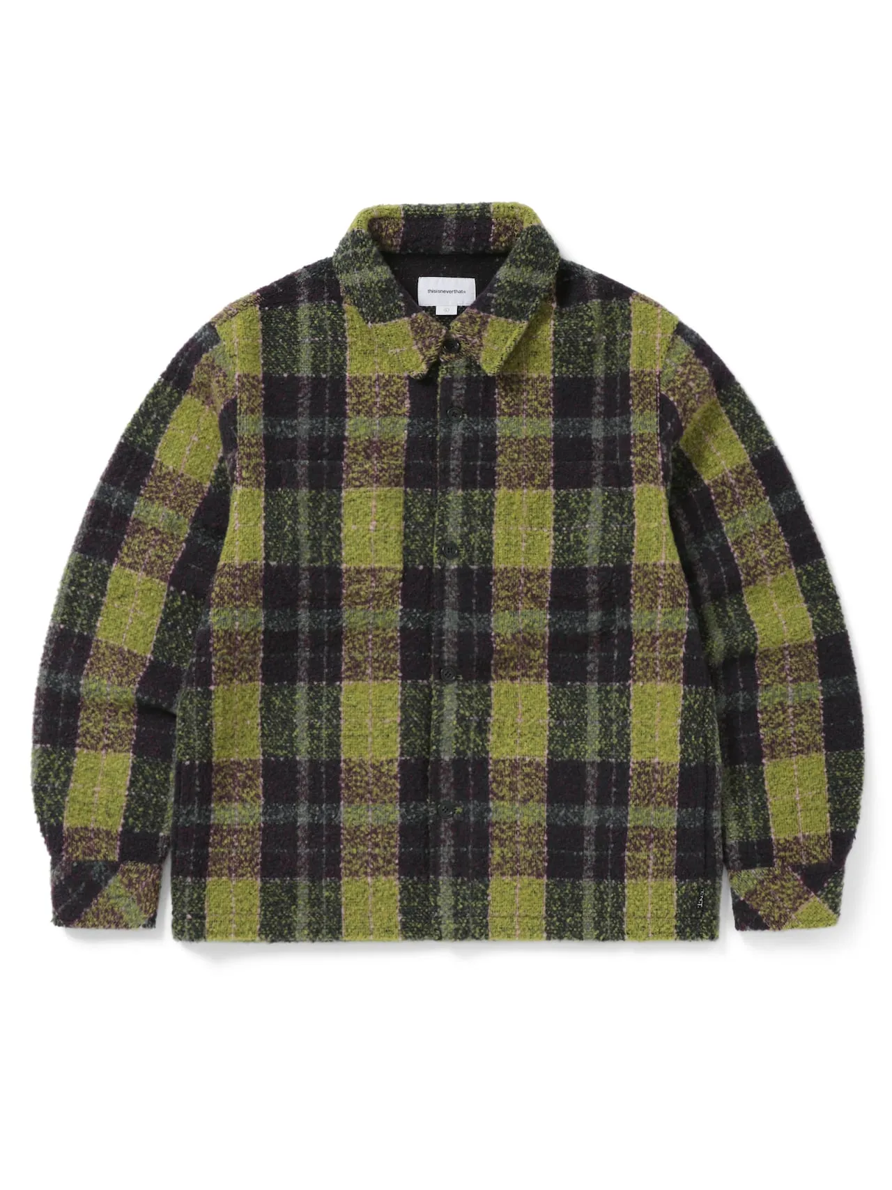 Boucle Check shirt sold by thisisneverthat