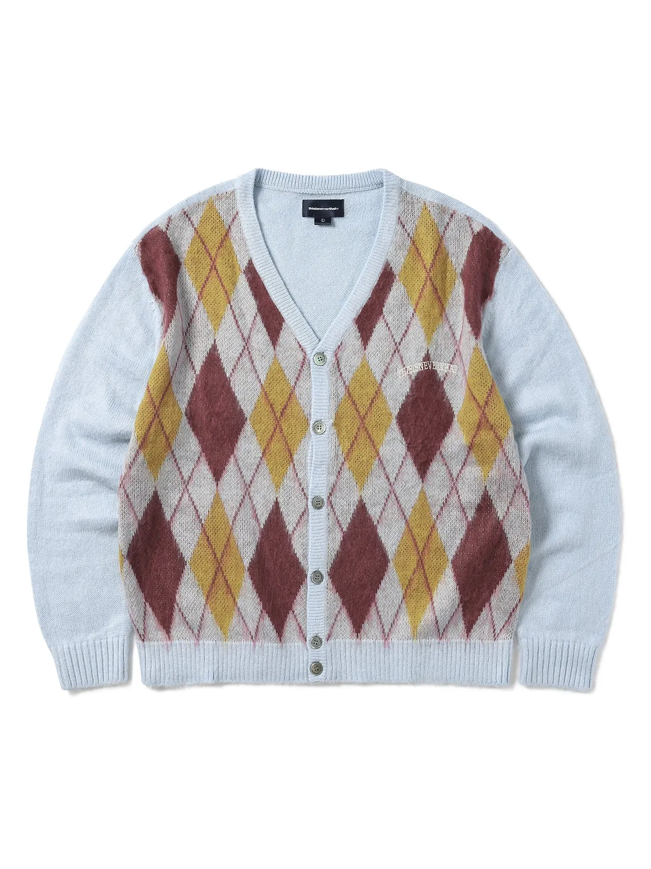 Argyle Cardigan sold by thisisneverthat