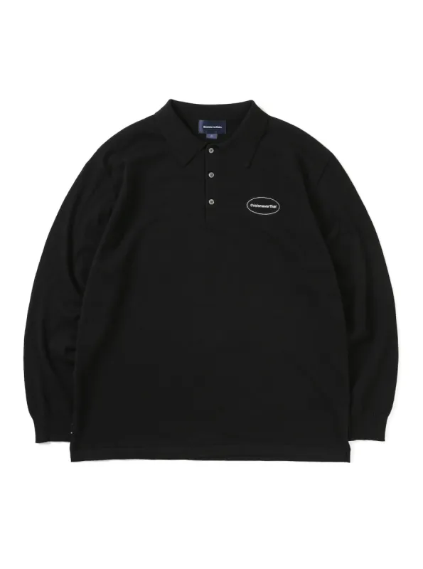 E/T-Logo Knit Polo sold by thisisneverthat