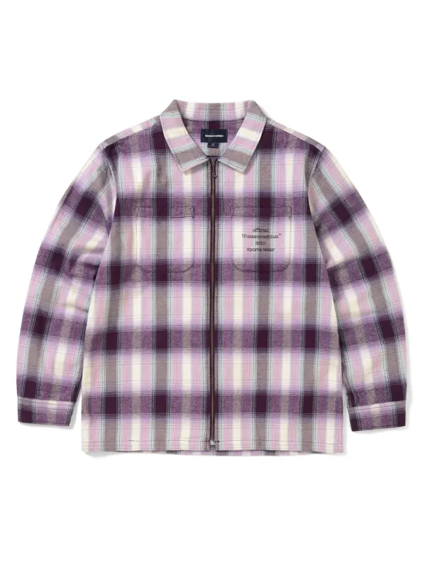 Flannel Zip Shirt sold by thisisneverthat