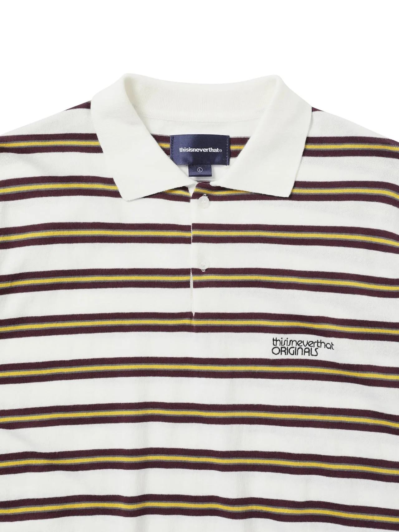 Striped Knit Polo sold by thisisneverthat product image thumbnail 2