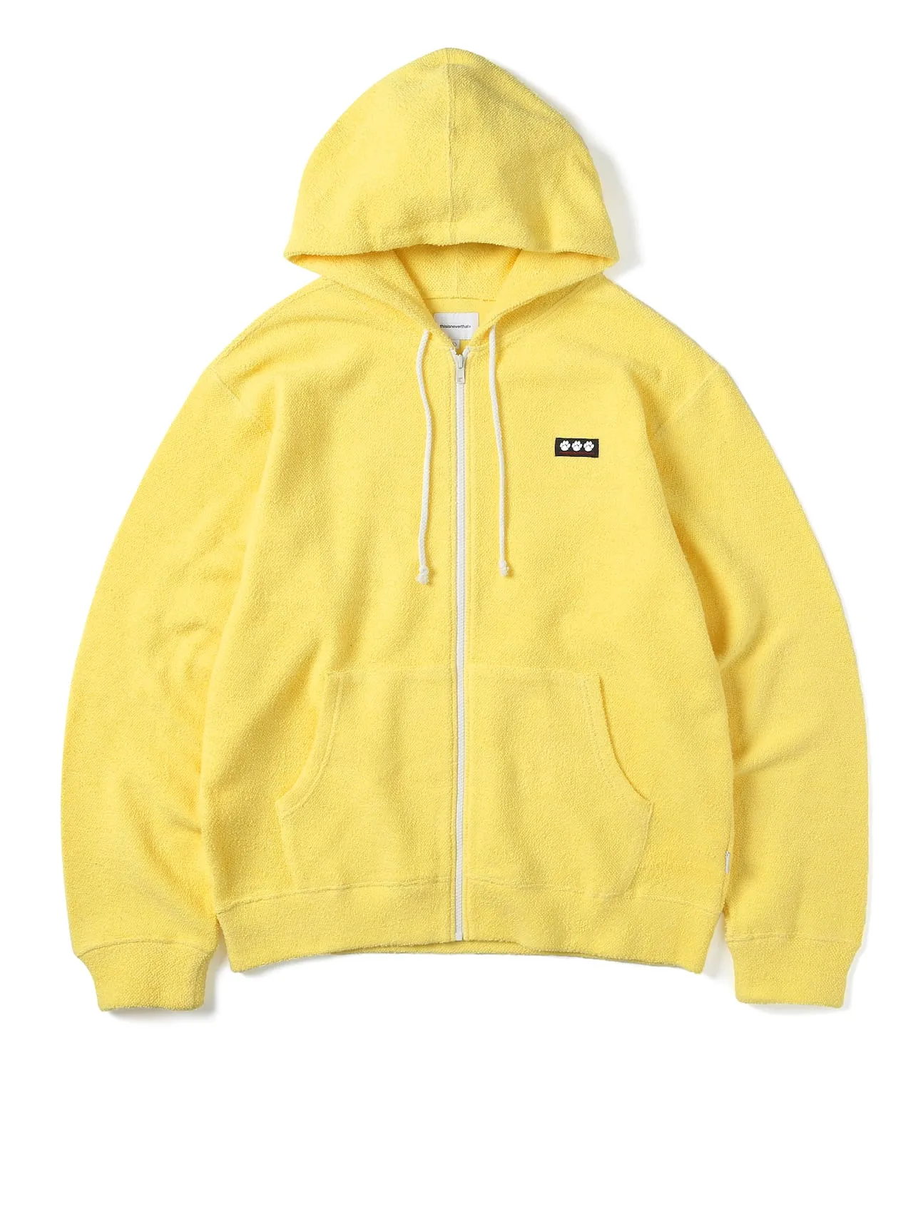 Terry Full Zip Hoodie sold by thisisneverthat